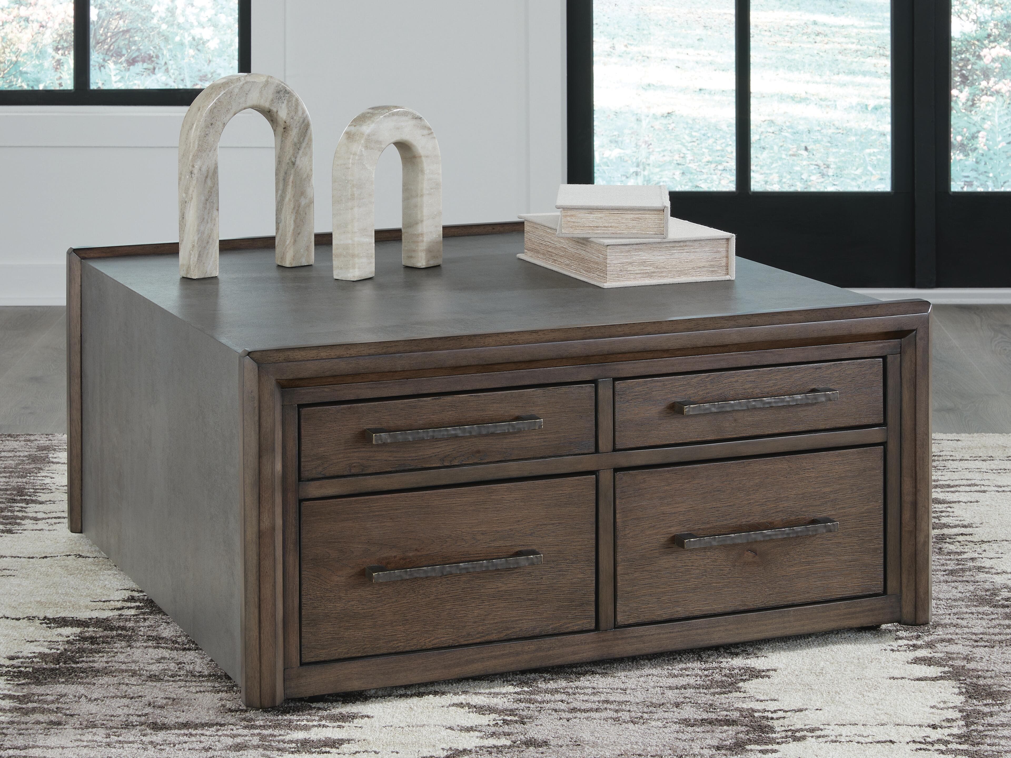Kallenny Coffee Table — Brown/Gray — view 2
