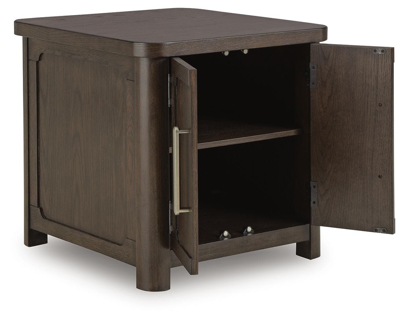 Breckington End Table — Brown/Beige — view 3
