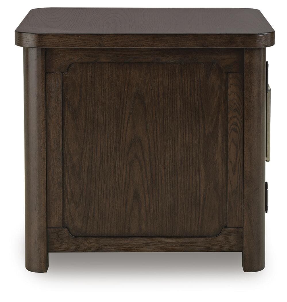 Breckington End Table — Brown/Beige — view 5