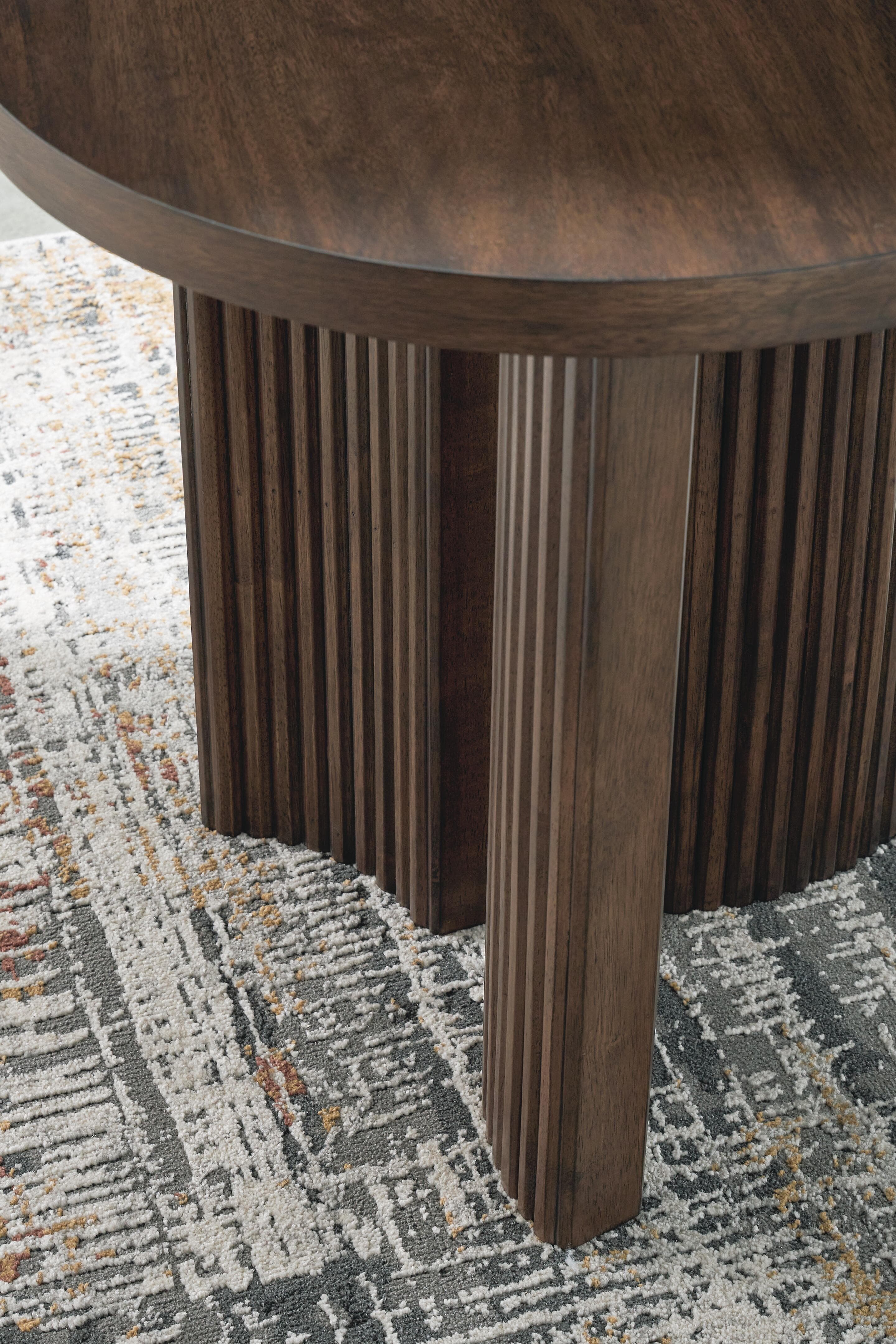 Korestone End Table — Brown/Beige — view 6