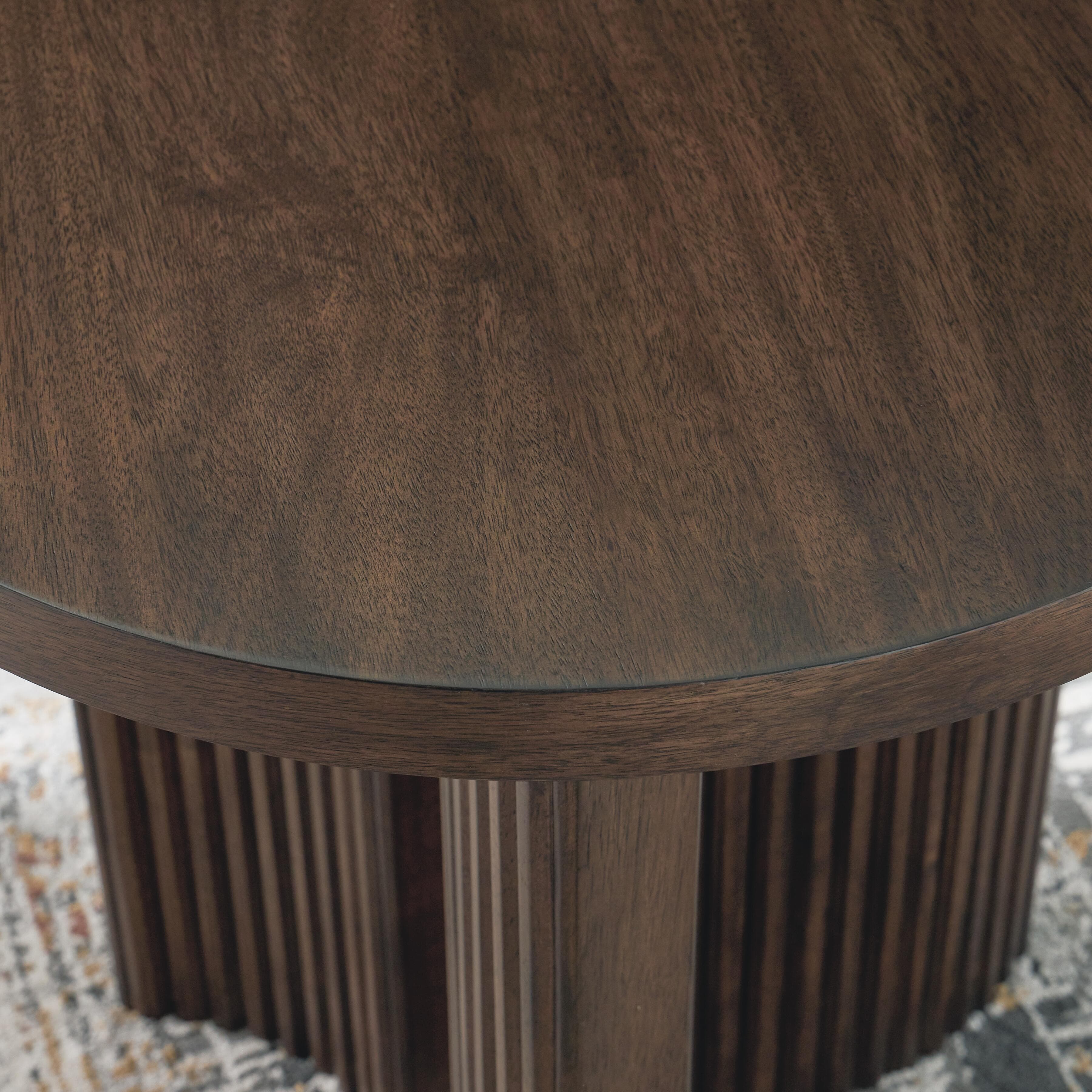 Korestone End Table — Brown/Beige — view 5