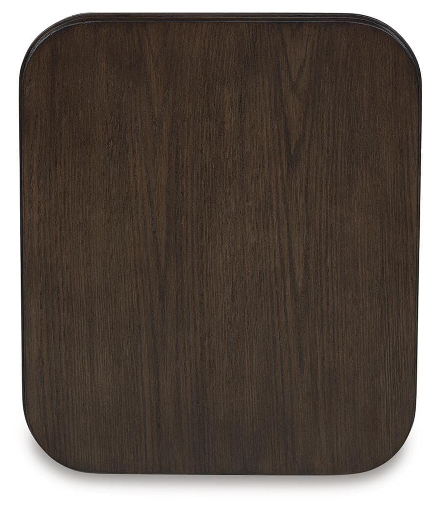 Carlibrie End Table — Brown/Beige — view 5