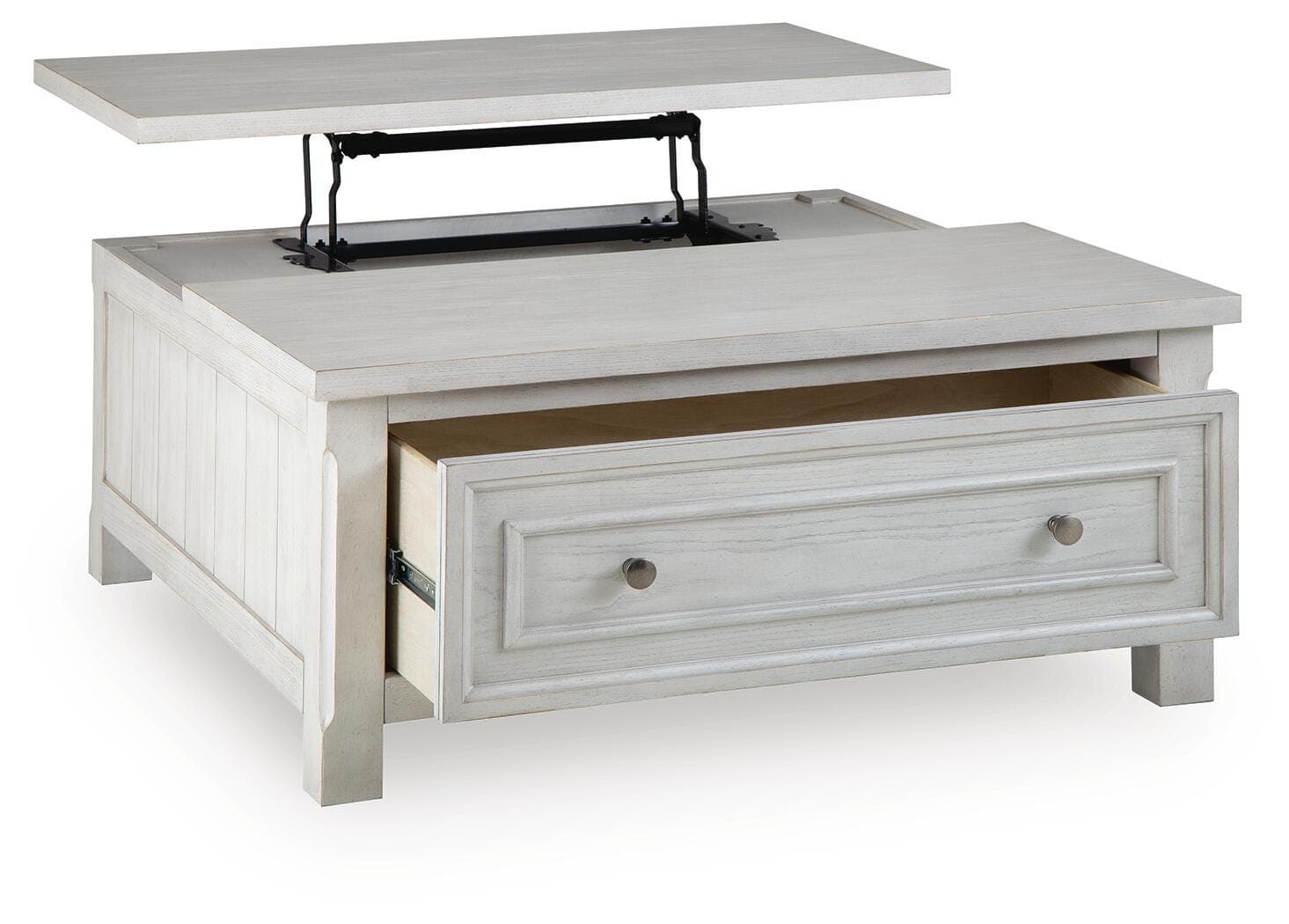 Robbinsdale Lift-Top Coffee Table — White — view 3