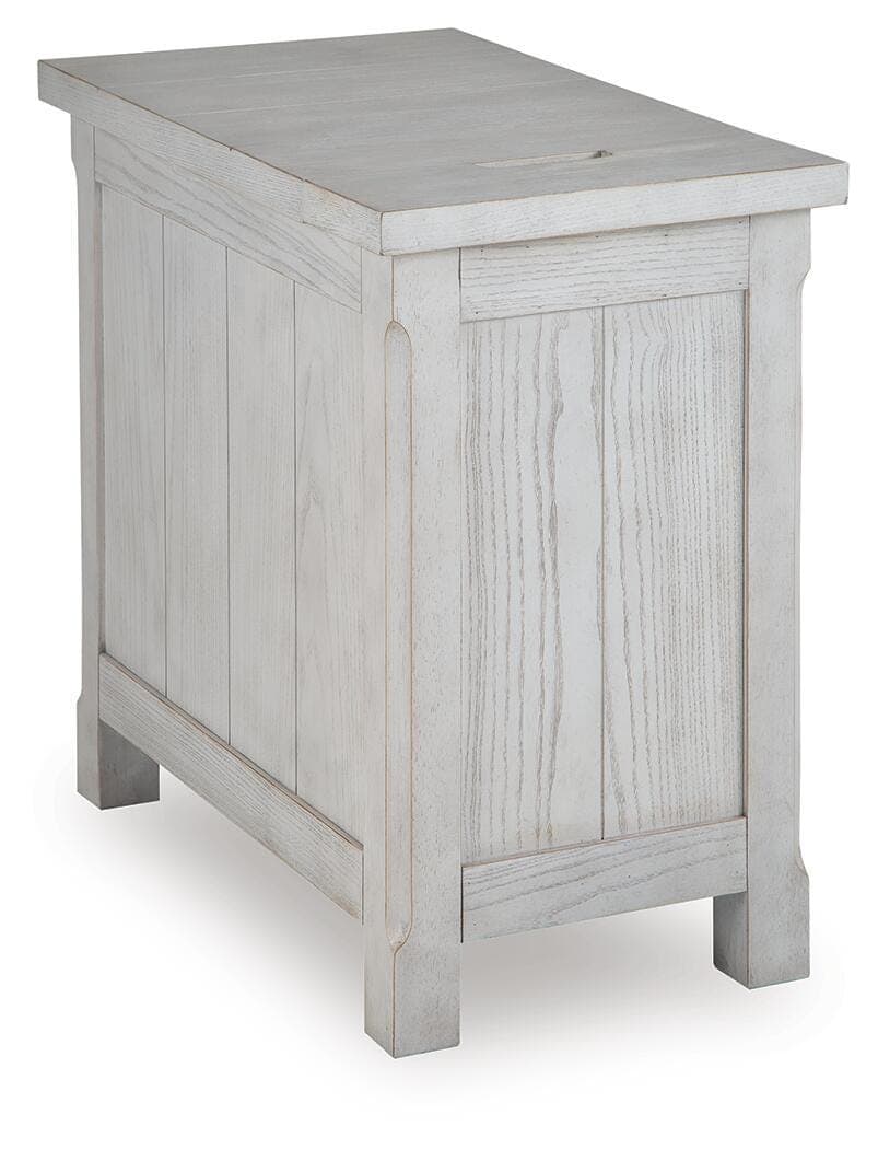 Robbinsdale Chairside End Table — White — view 5