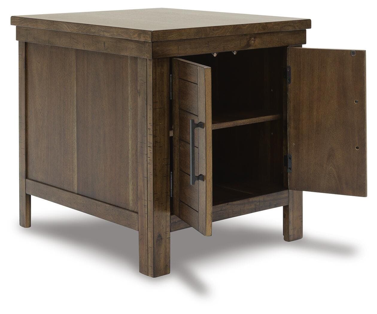 Moriville End Table — Brown/Beige — view 3