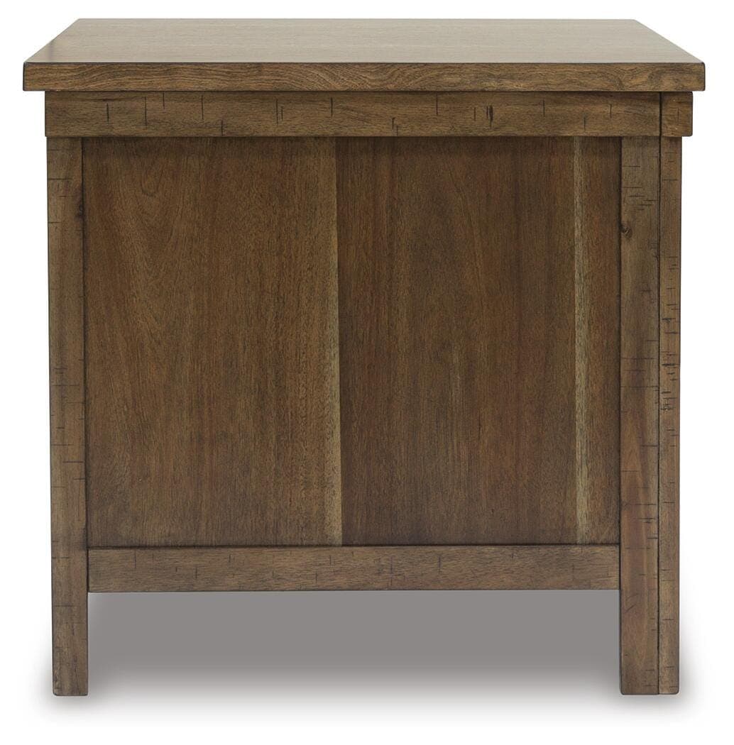 Moriville End Table — Brown/Beige — view 5