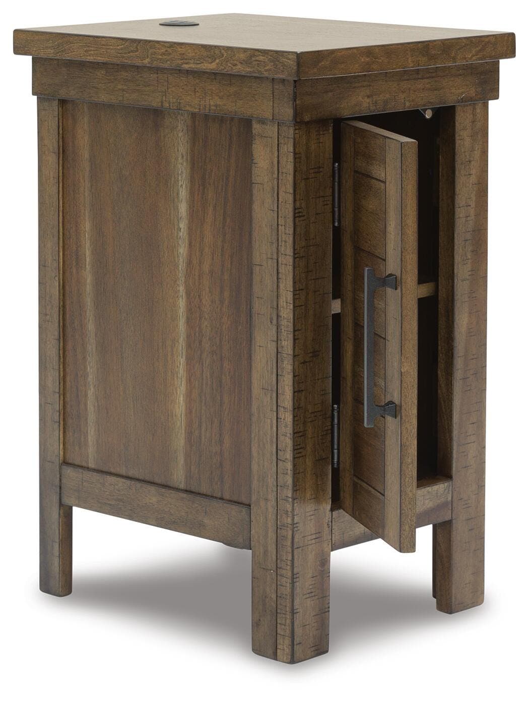 Moriville Chairside End Table — Brown/Beige — view 3
