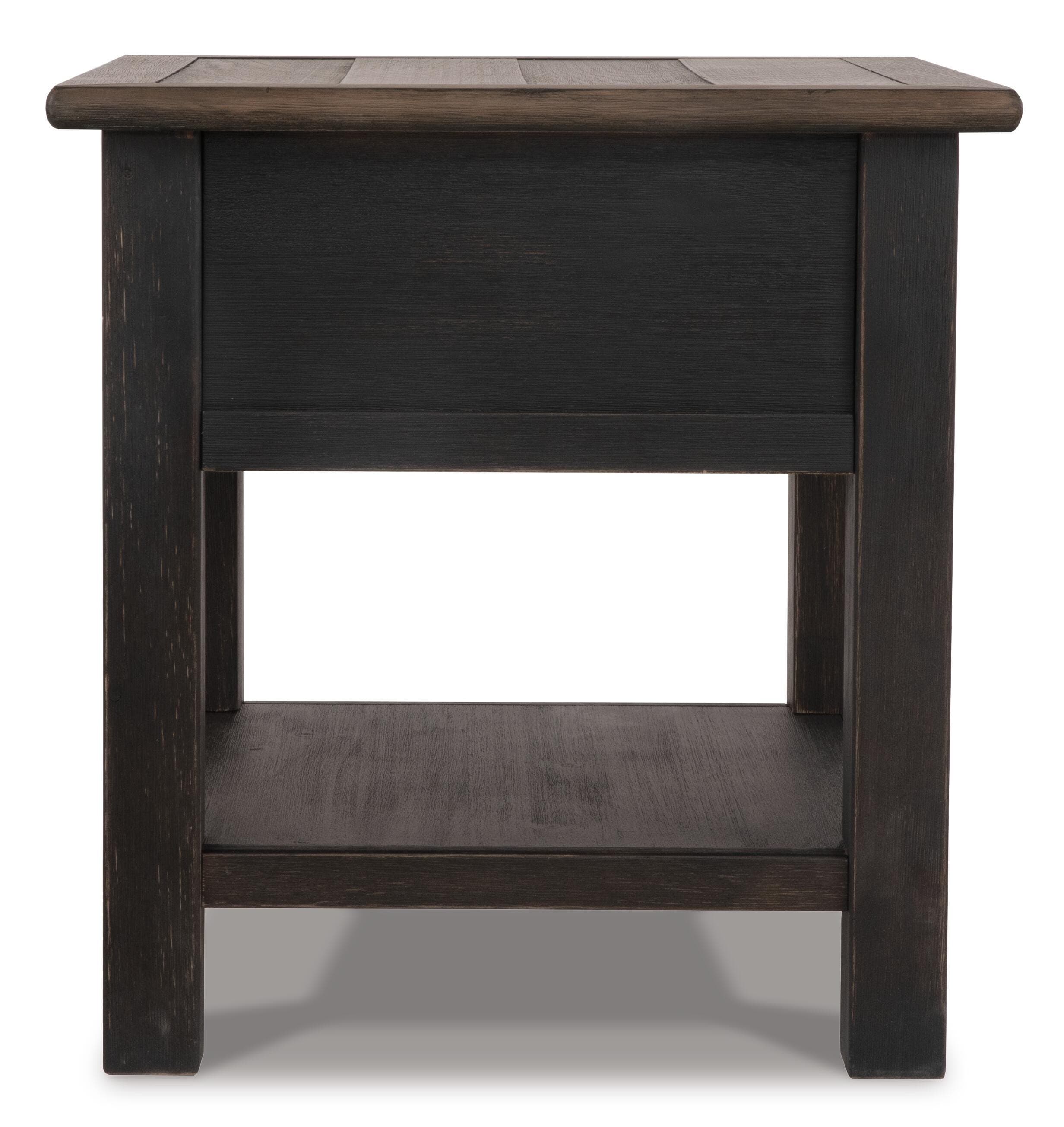 Tyler Creek End Table — Brown/Beige — view 6