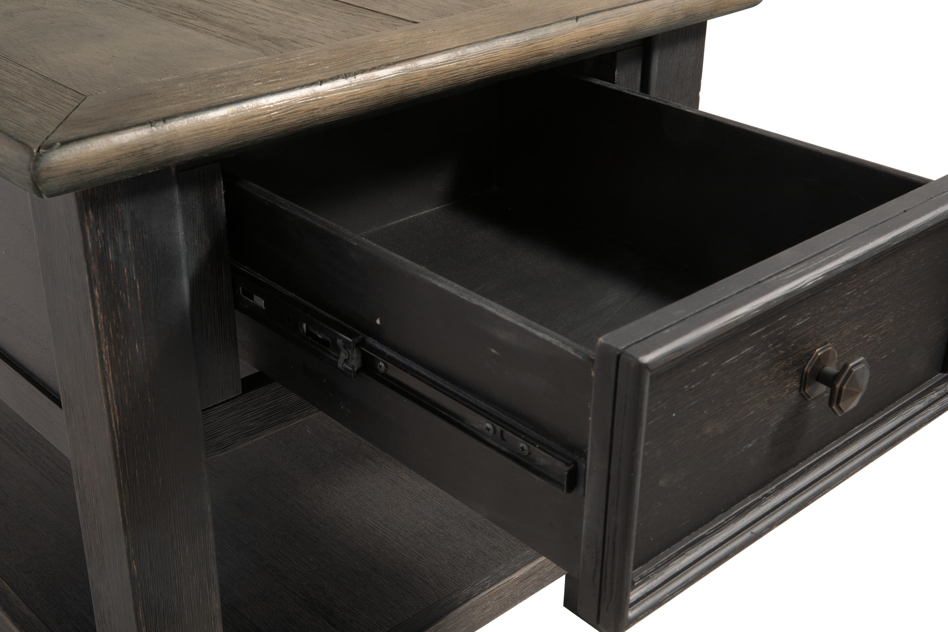 Tyler Creek End Table — Brown/Beige — view 7