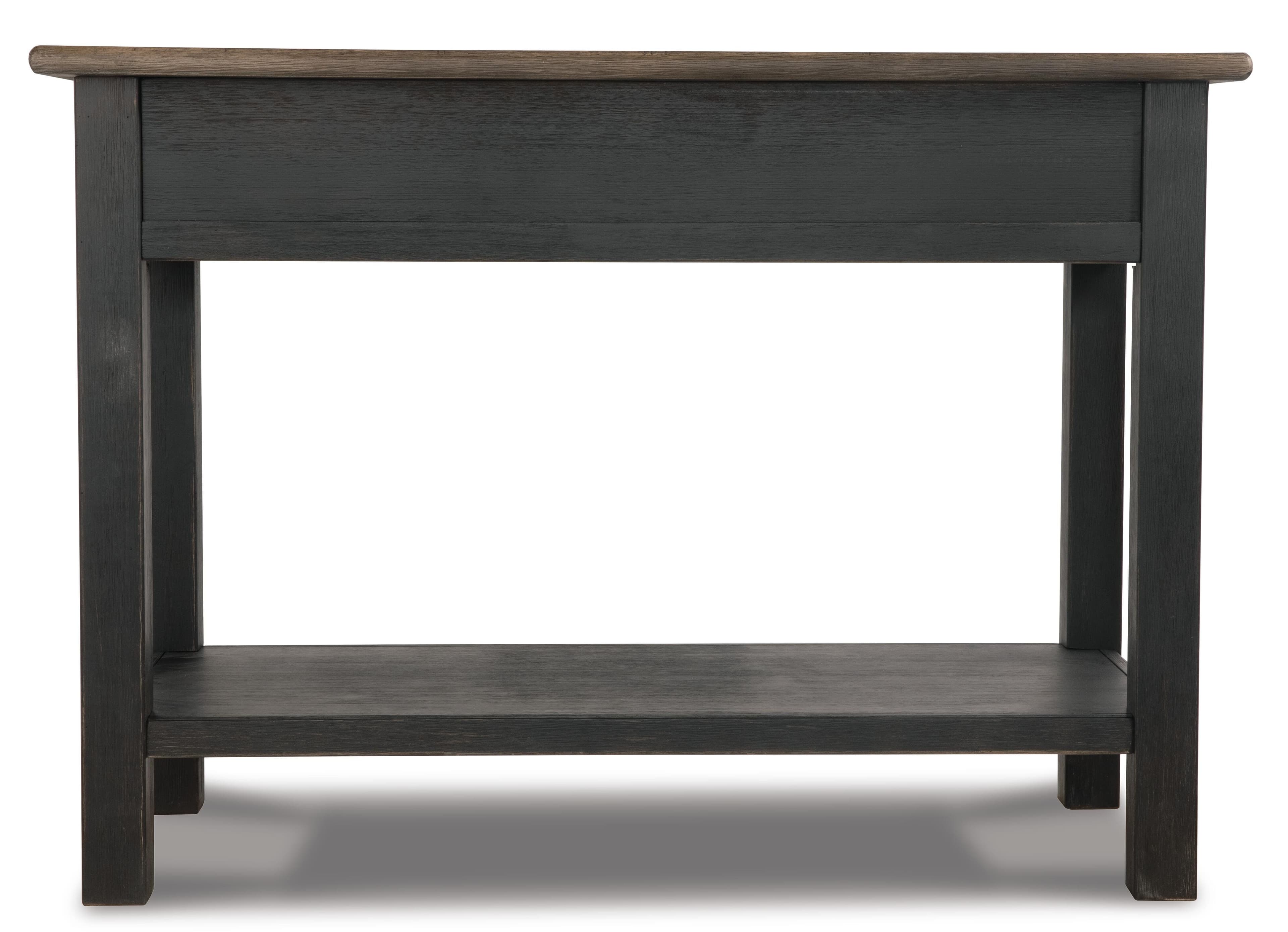 Tyler Creek Sofa/Console Table — Brown/Beige — view 6