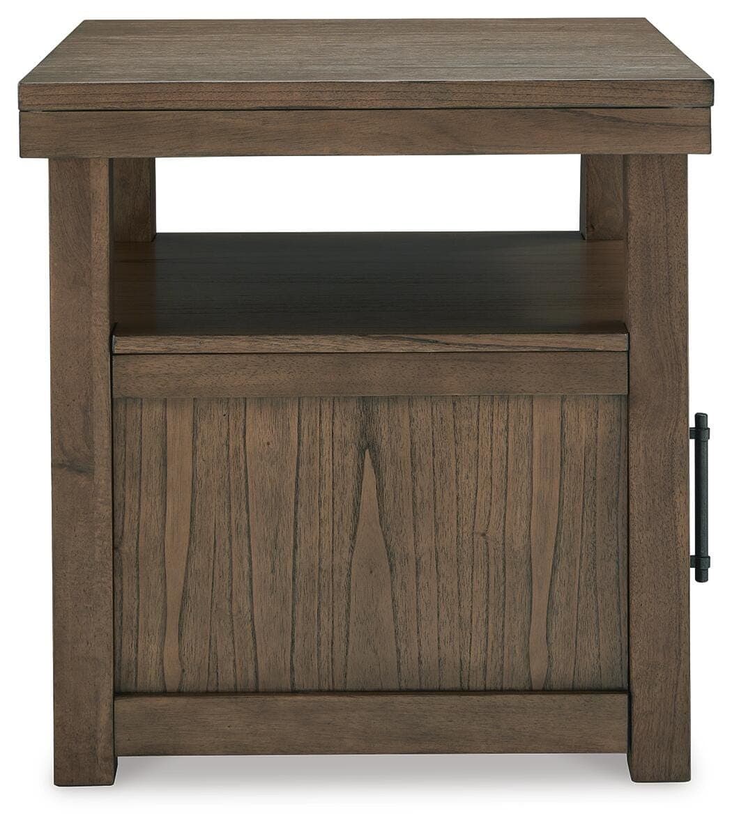 Boardernest End Table — Brown/Beige — view 5