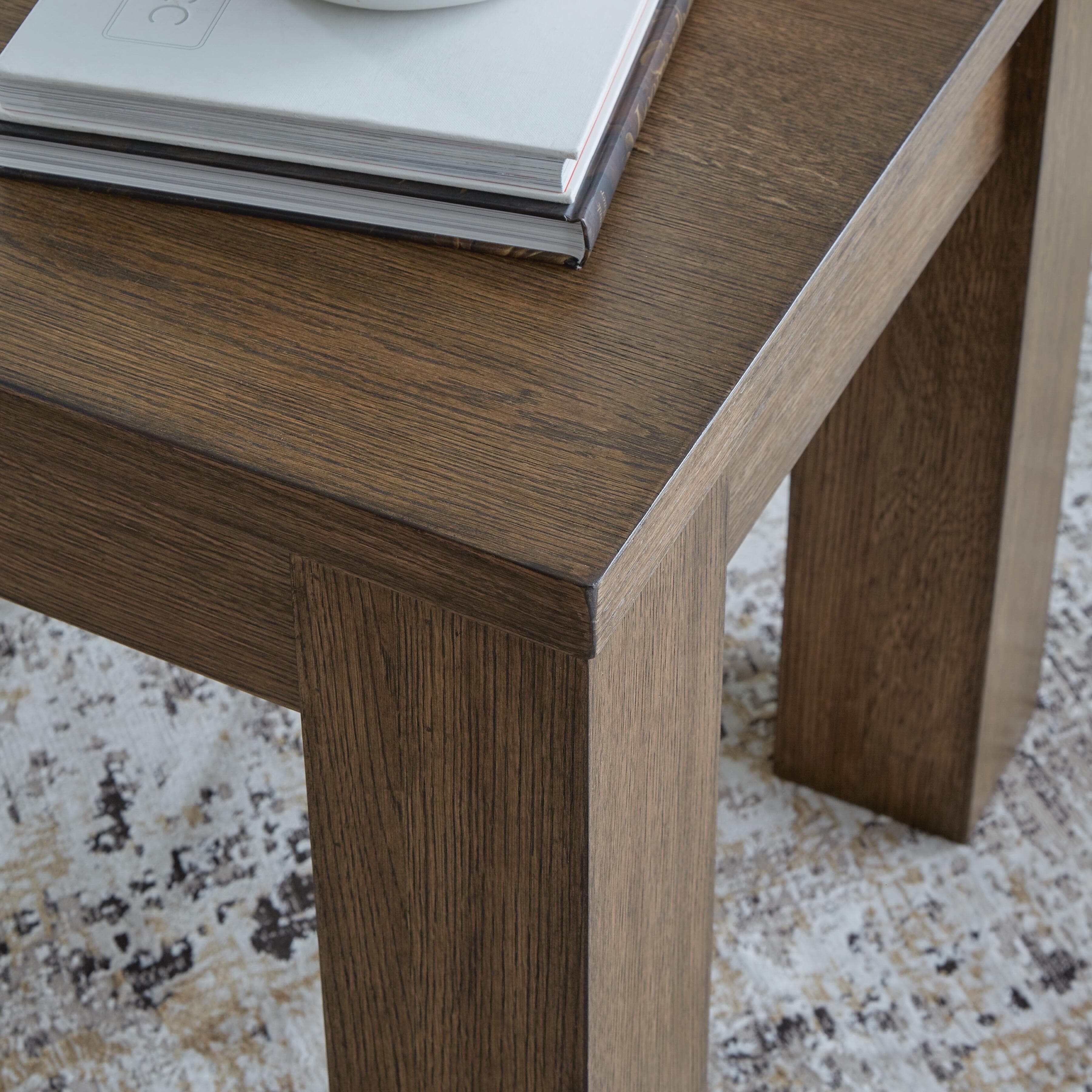 Rosswain End Table — Brown/Beige — view 6