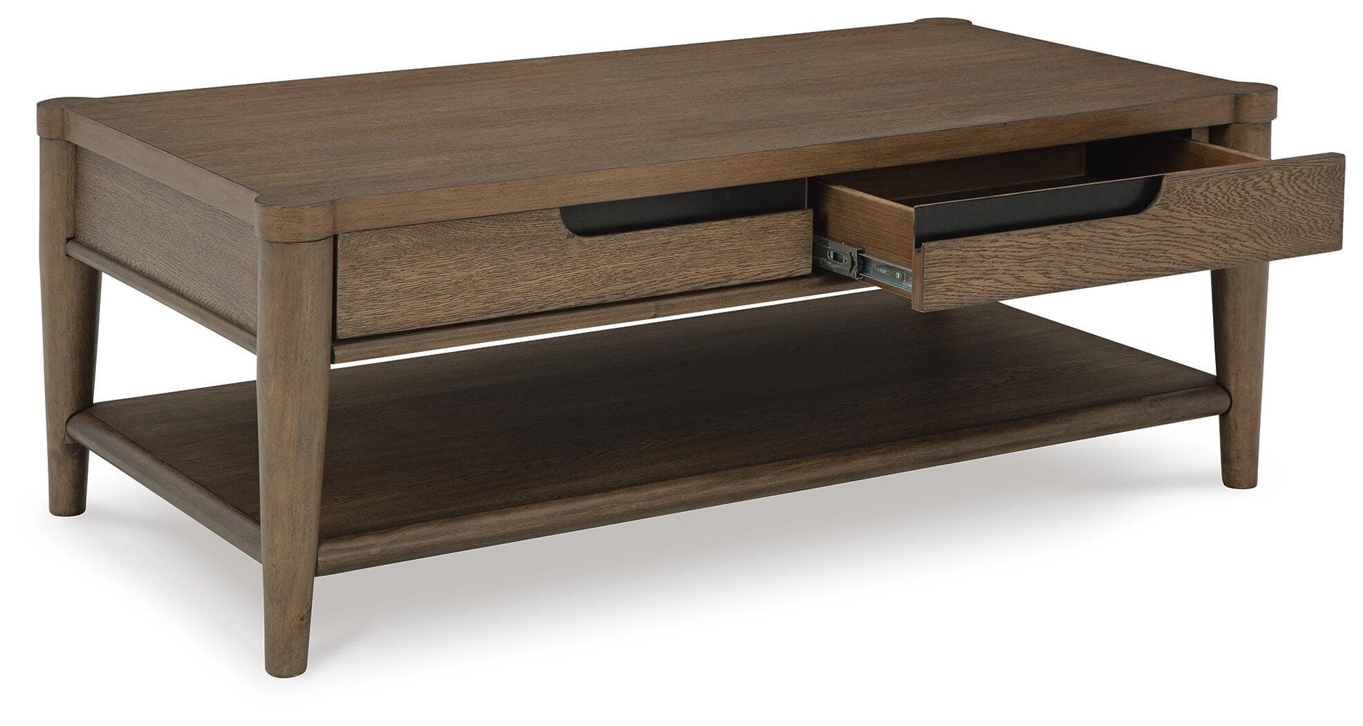 Roanhowe Coffee Table — Brown/Beige — view 3