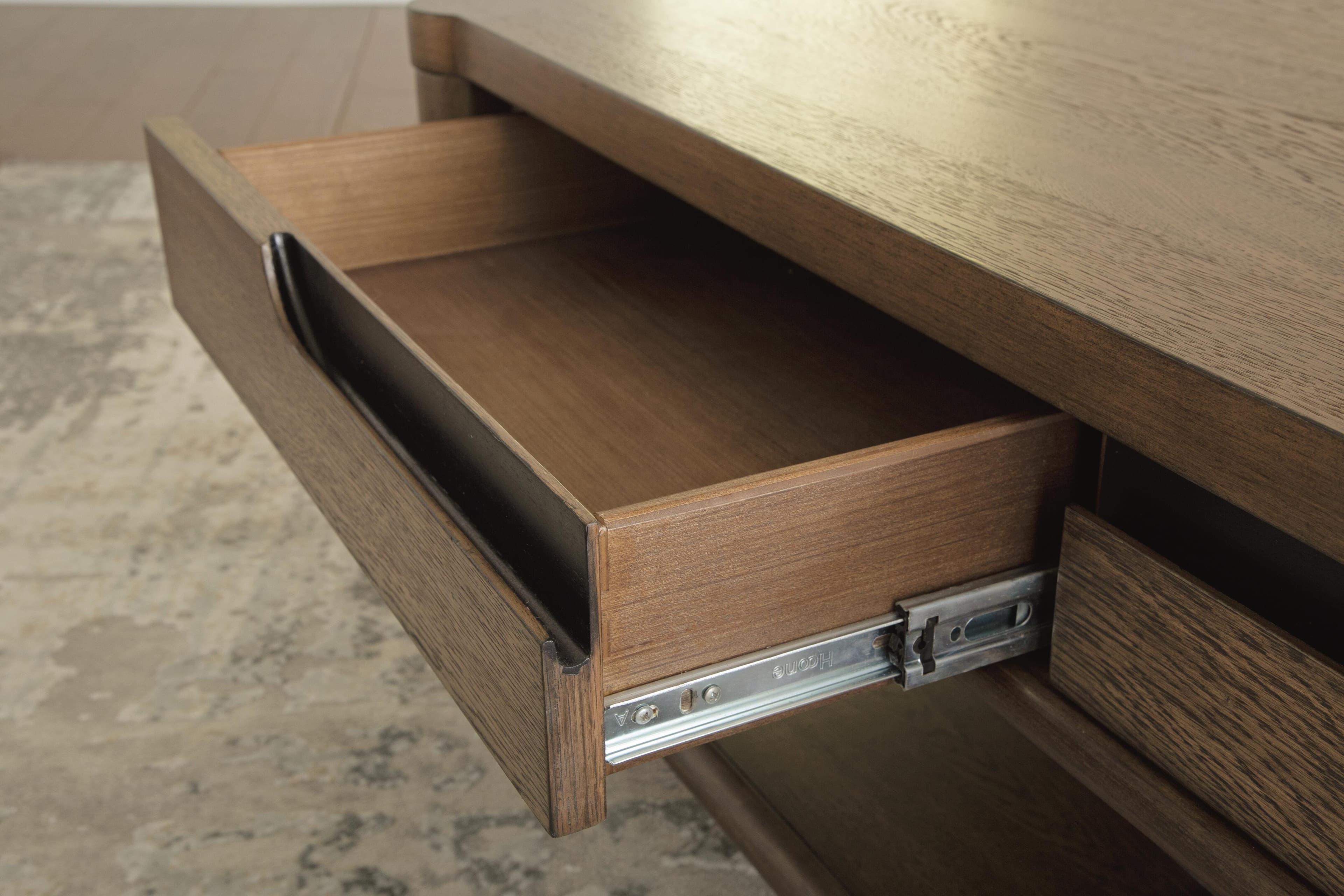 Roanhowe Coffee Table — Brown/Beige — view 7
