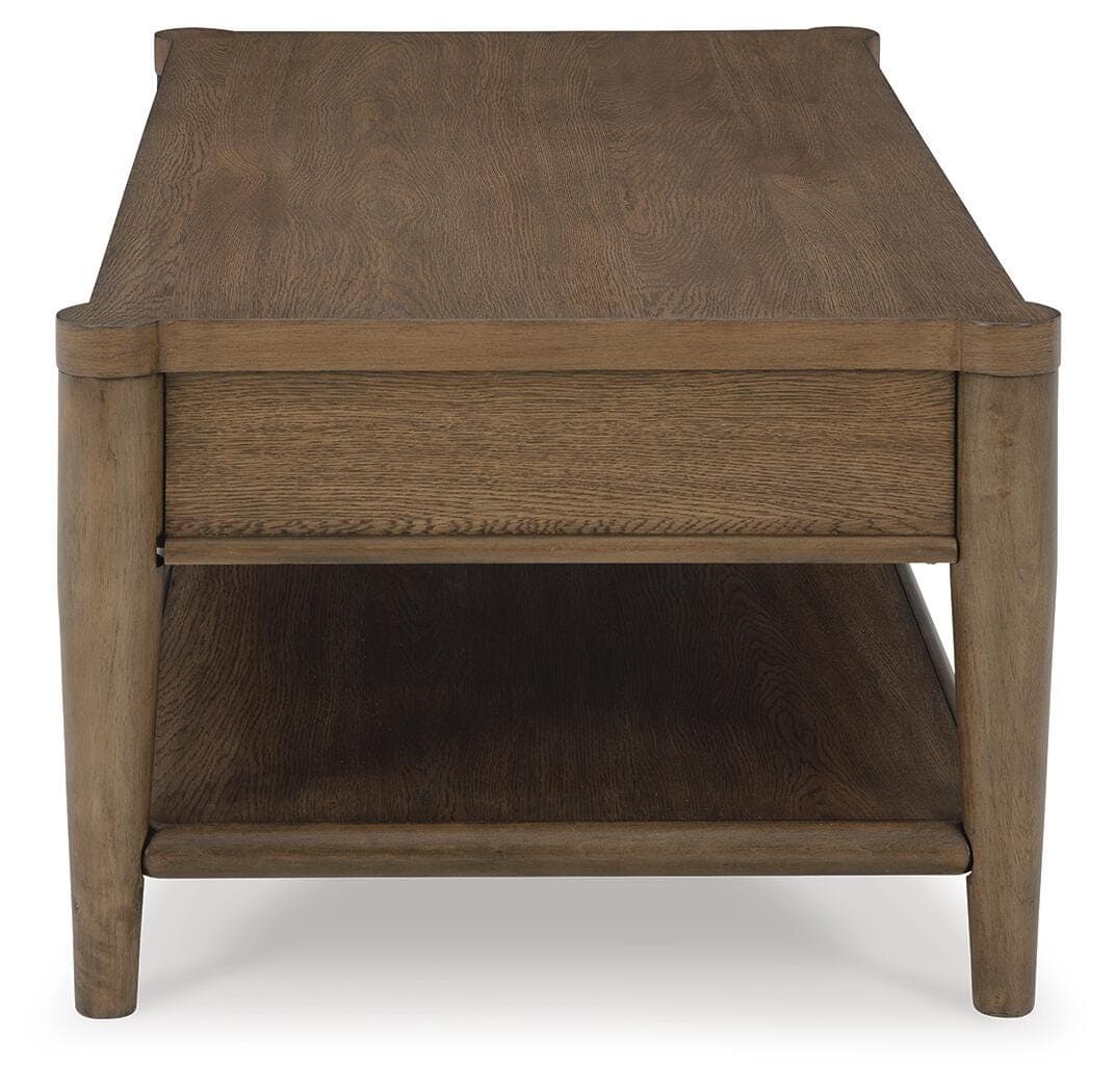 Roanhowe Coffee Table — Brown/Beige — view 5