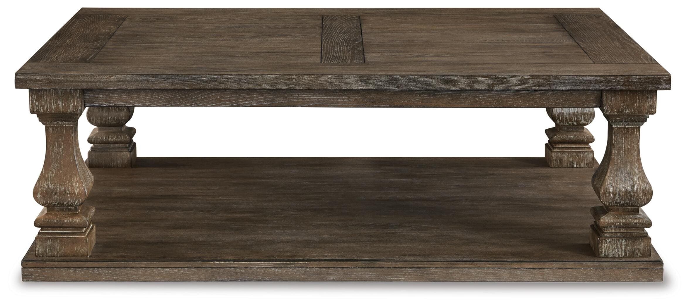 Johnelle Coffee Table — Brown/Beige — view 3