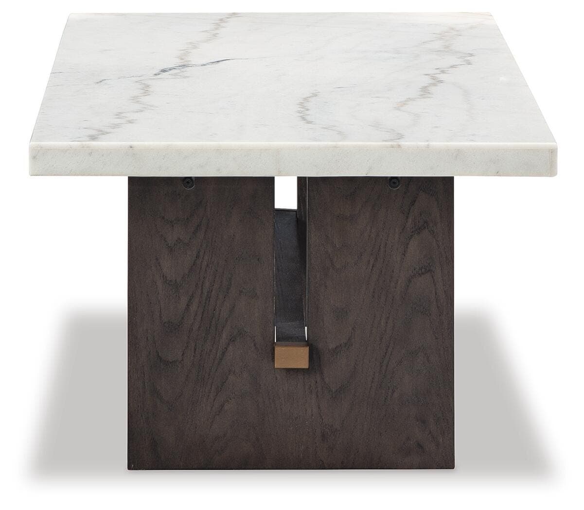 Burkhaus Coffee Table — White & Brown/Beige — view 4