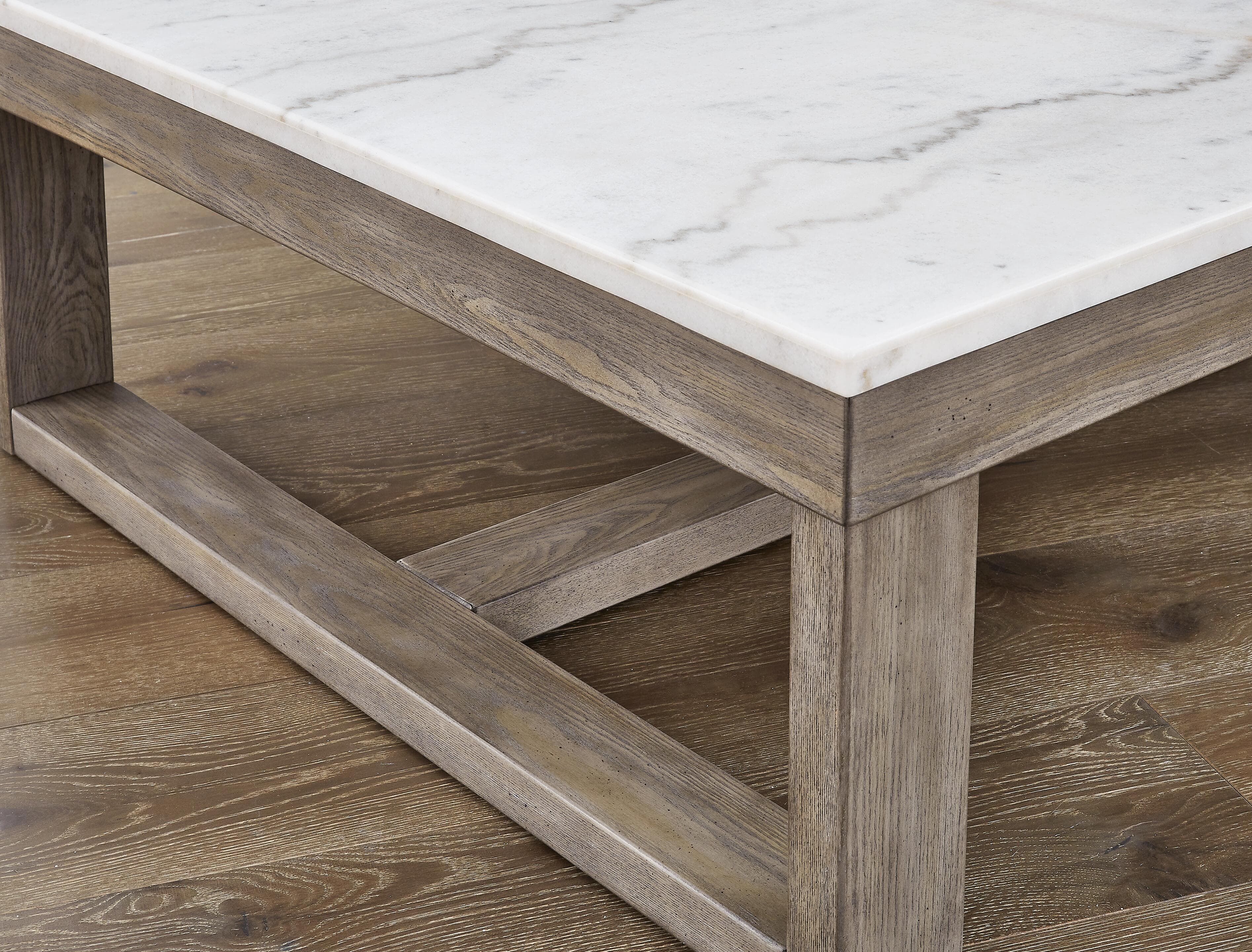 Loyaska Coffee Table — White & Brown/Beige — view 7