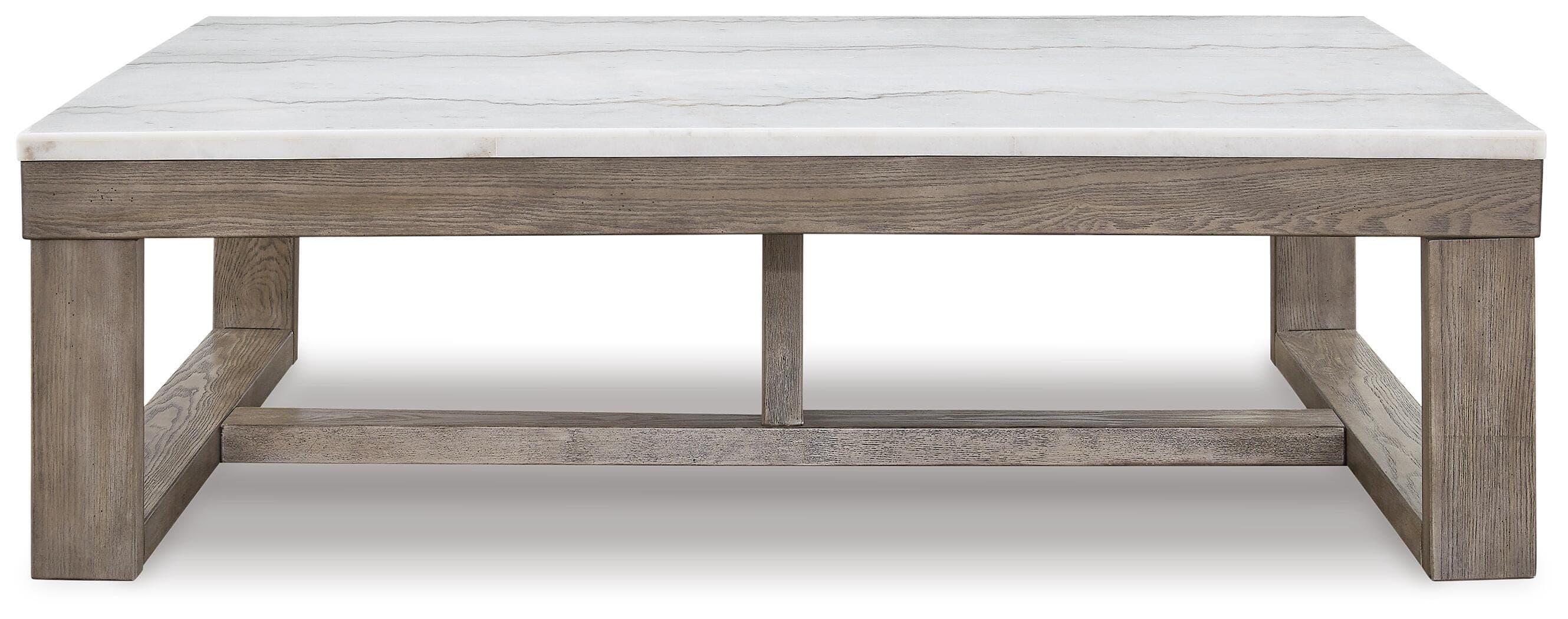 Loyaska Coffee Table — White & Brown/Beige — view 3