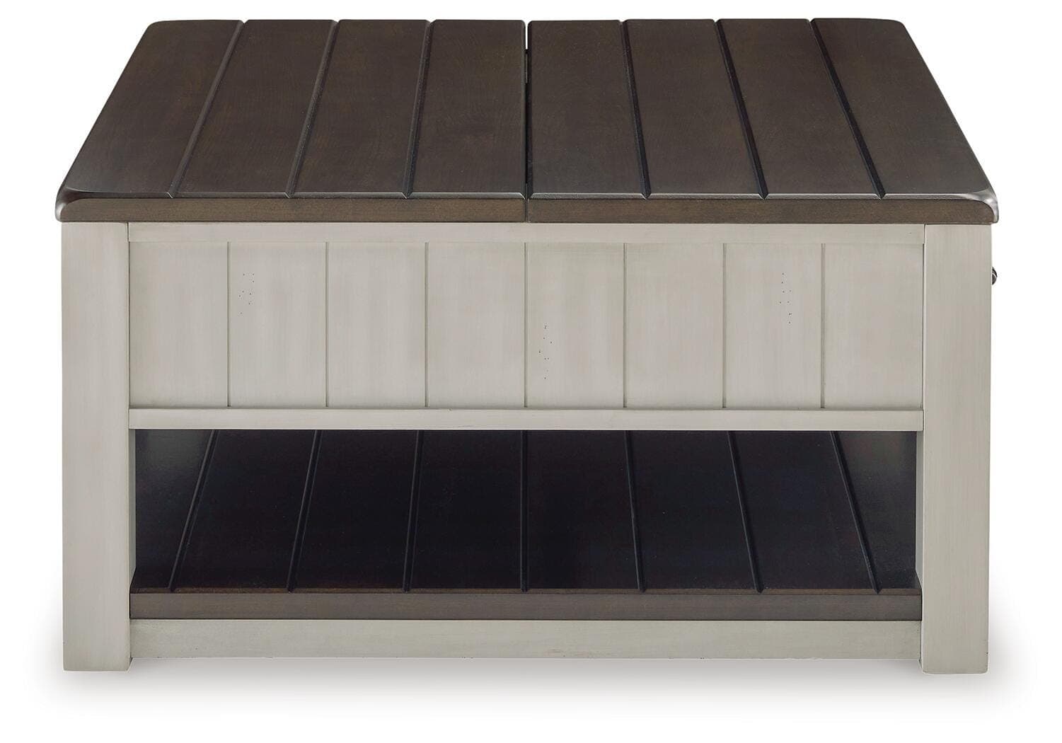 Darborn Lift-Top Coffee Table — Black/Gray & Brown/Beige — view 5