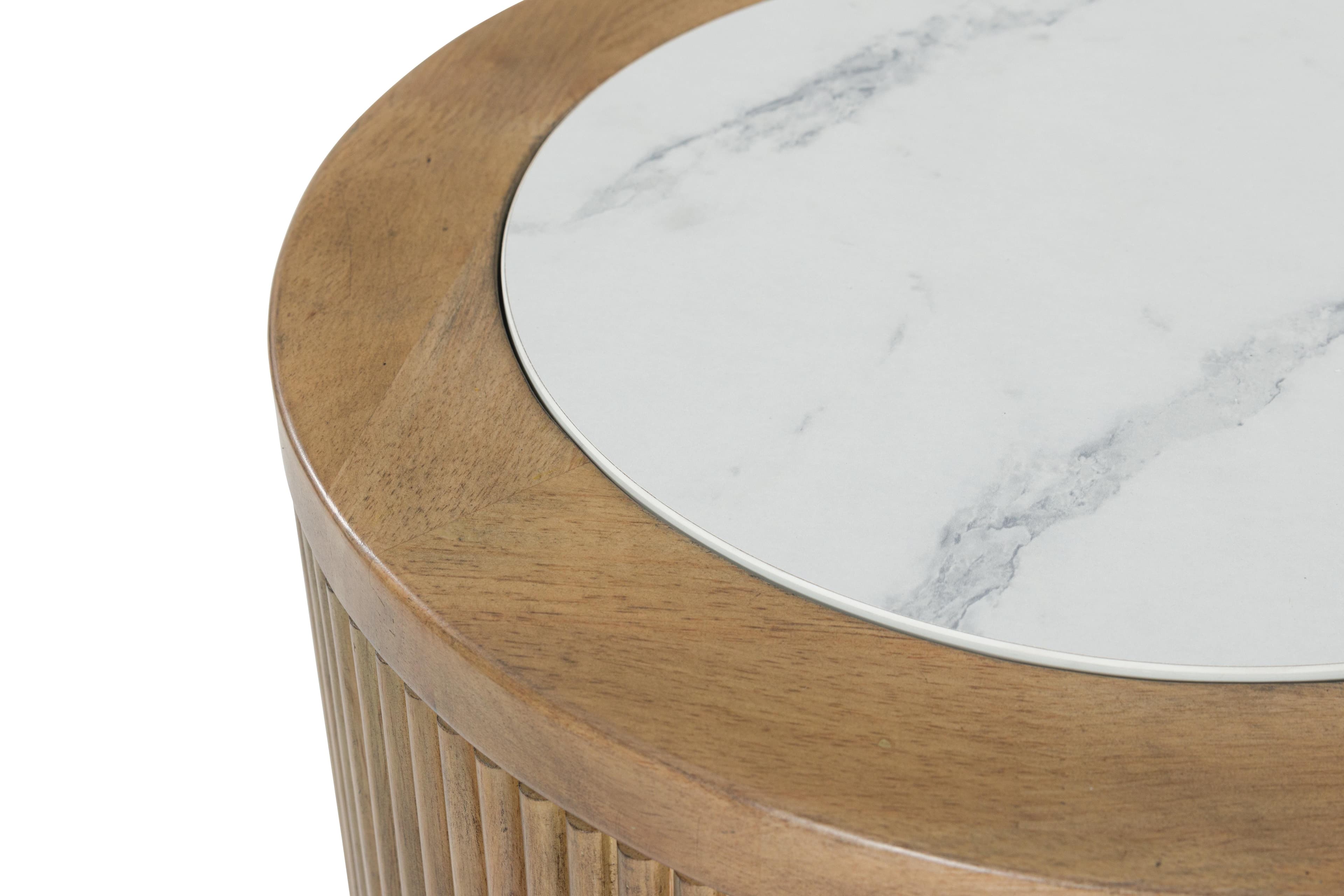 Camdill End Table — White & Brown/Beige — view 5