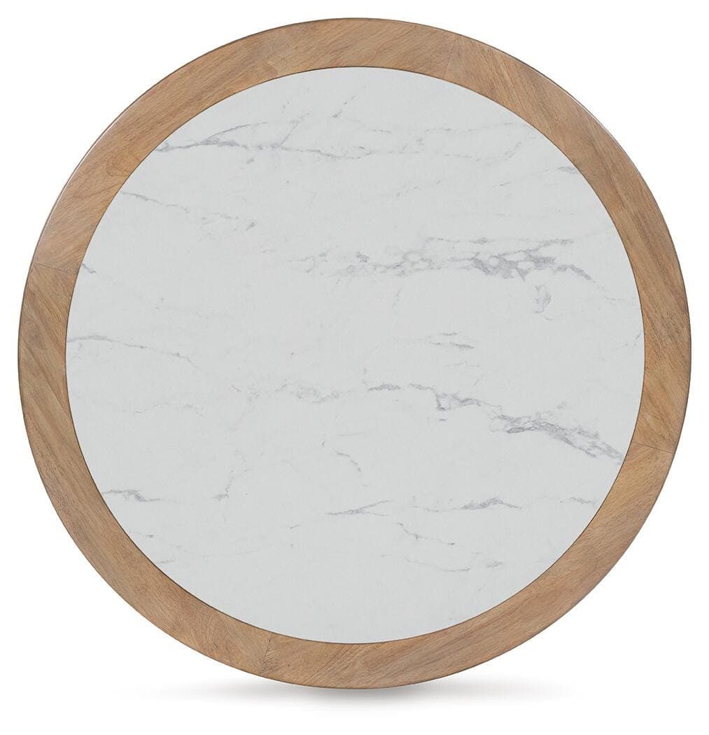 Camdill Coffee Table — White & Brown/Beige — view 3