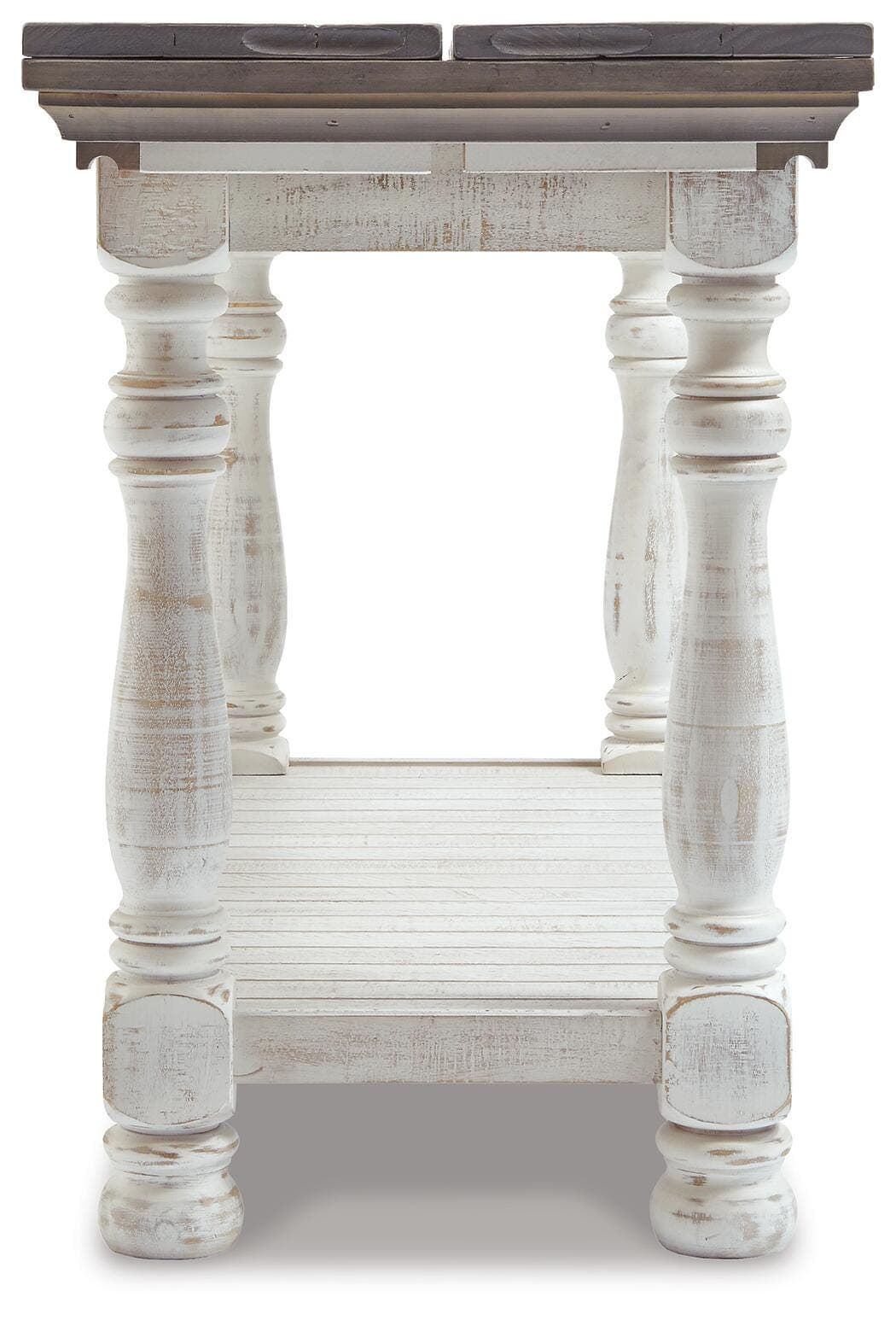 Havalance Sofa/Console Table — White & Brown/Beige — view 5