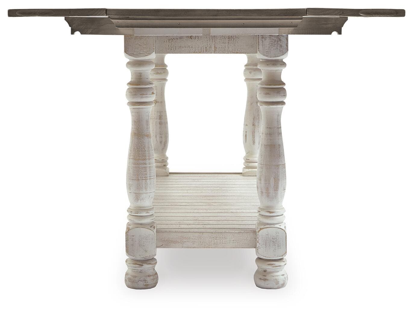 Havalance Sofa/Console Table — White & Brown/Beige — view 3