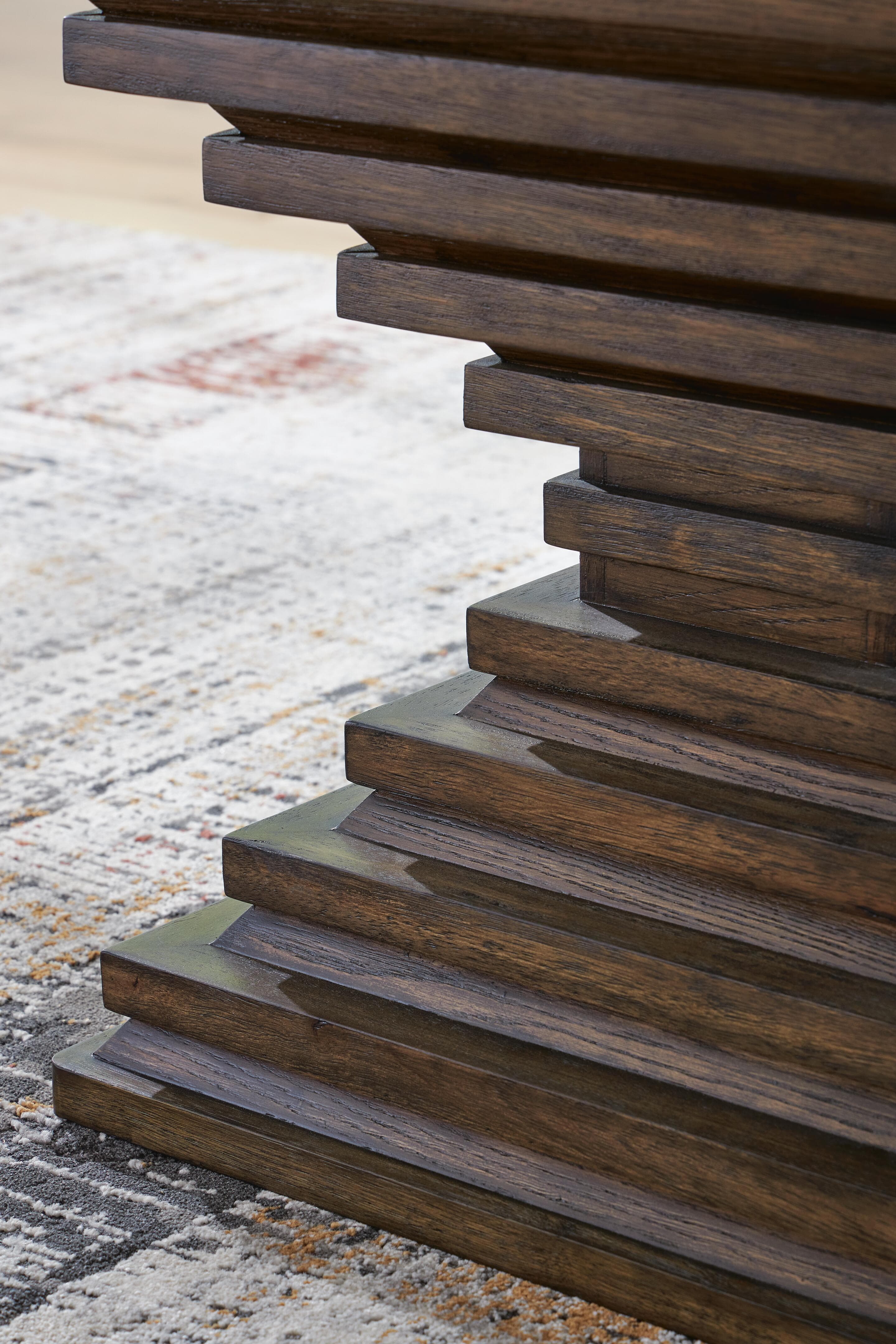 Hannodream End Table — Brown/Beige — view 5