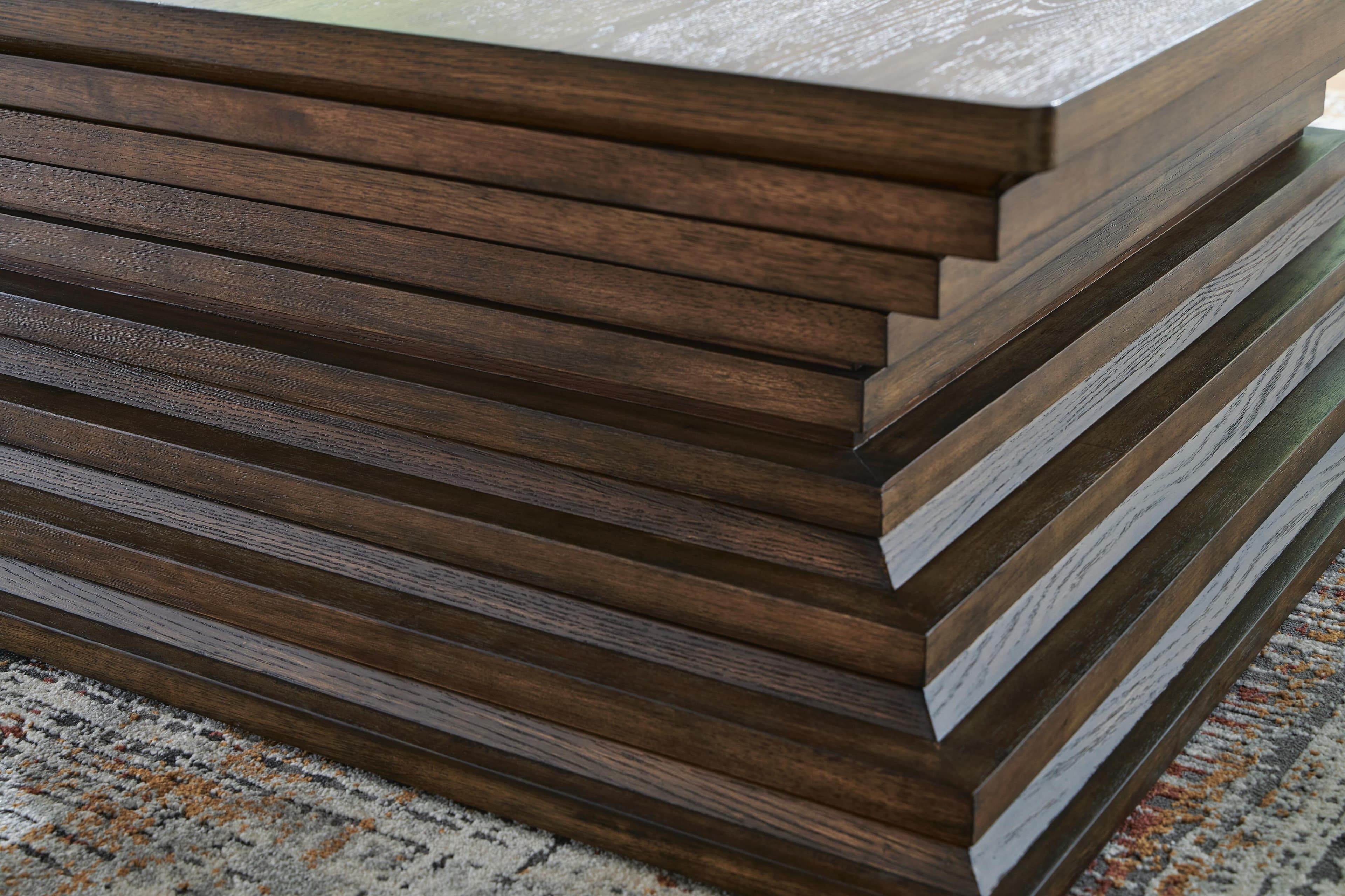 Hannodream Coffee Table — Brown/Beige — view 5