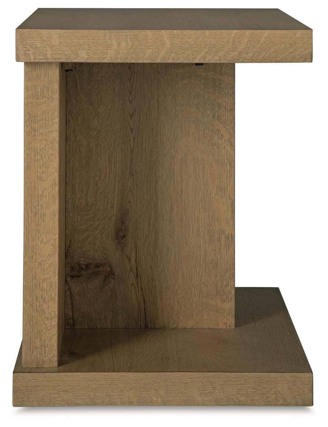 Brinstead Chairside End Table — Brown/Beige — view 4