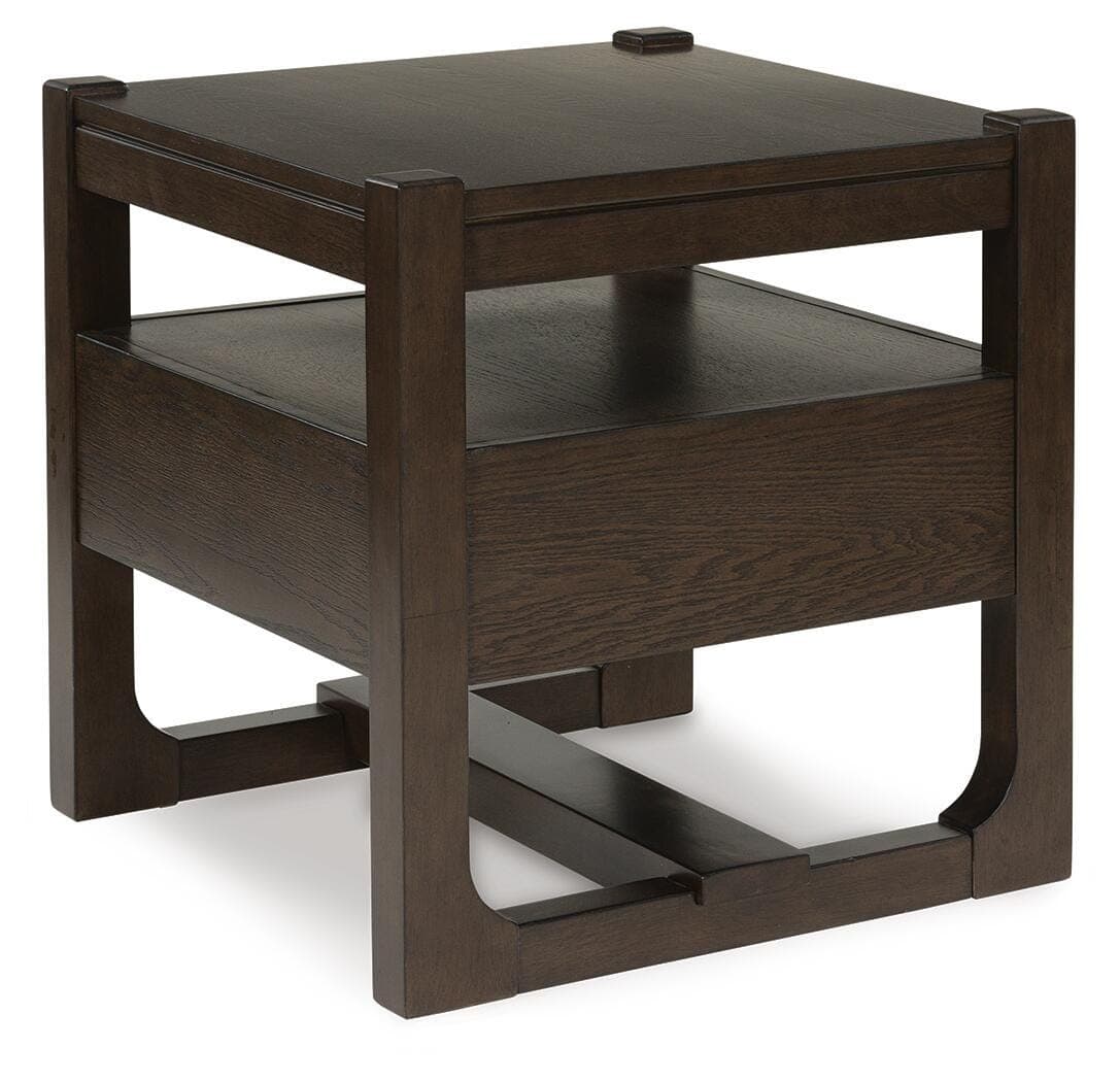 Breckington End Table — Brown/Beige — view 6