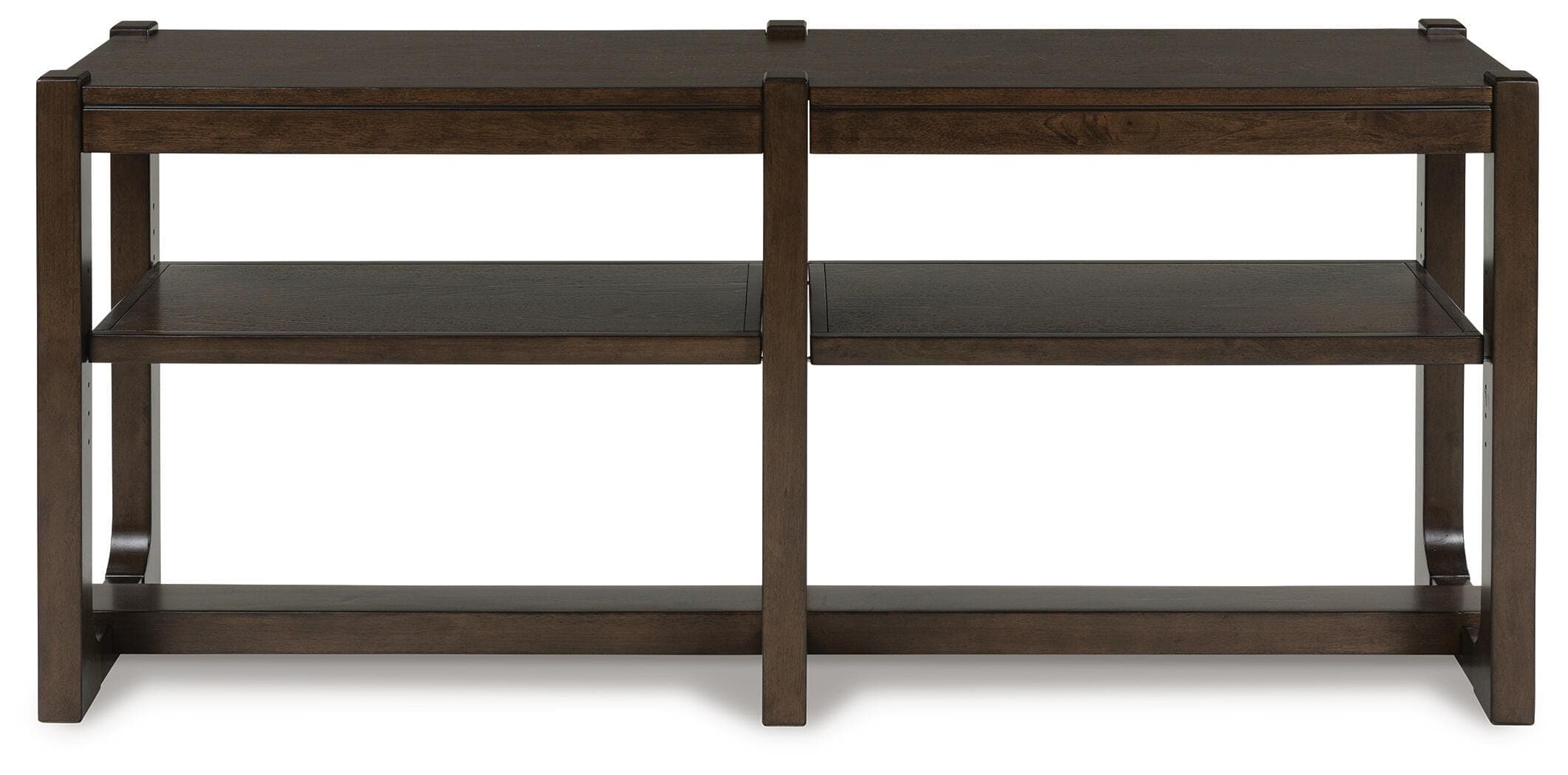 Breckington Sofa Table — Brown/Beige — view 3