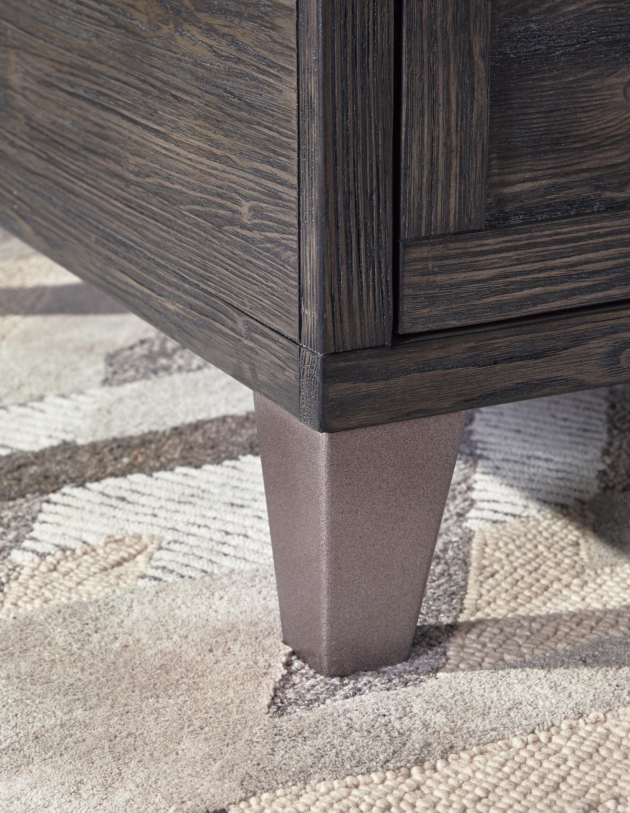 Todoe Coffee Table with Lift Top — Black/Gray — view 6
