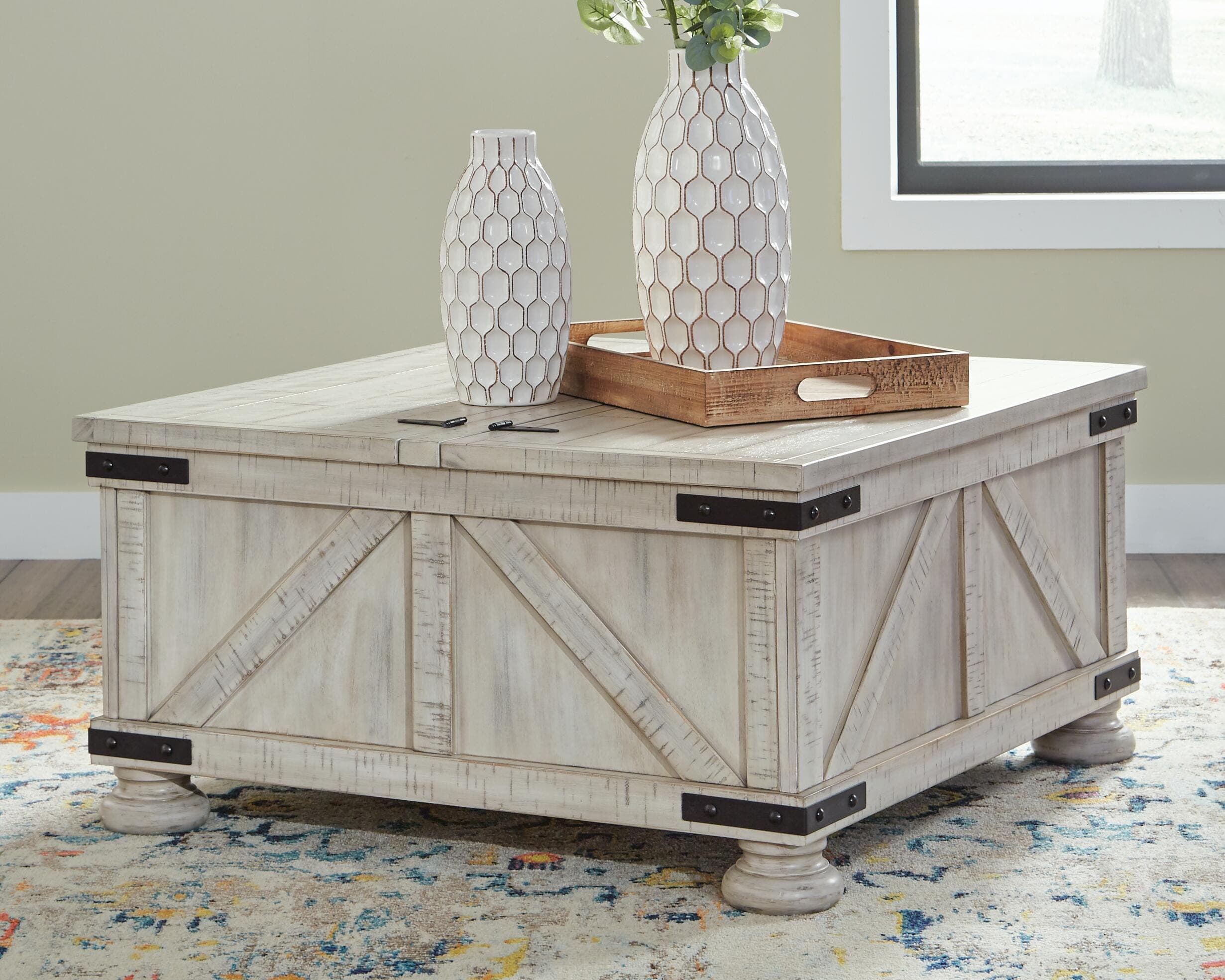 Carynhurst Coffee Table — White — view 2