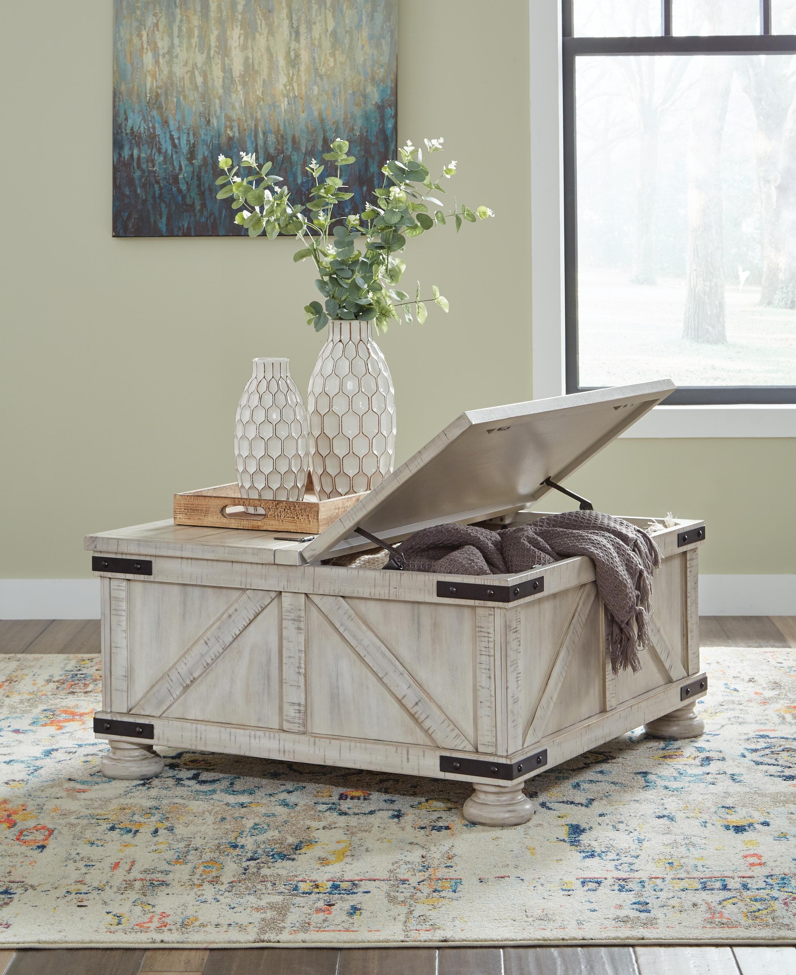 Carynhurst Coffee Table — White — view 7