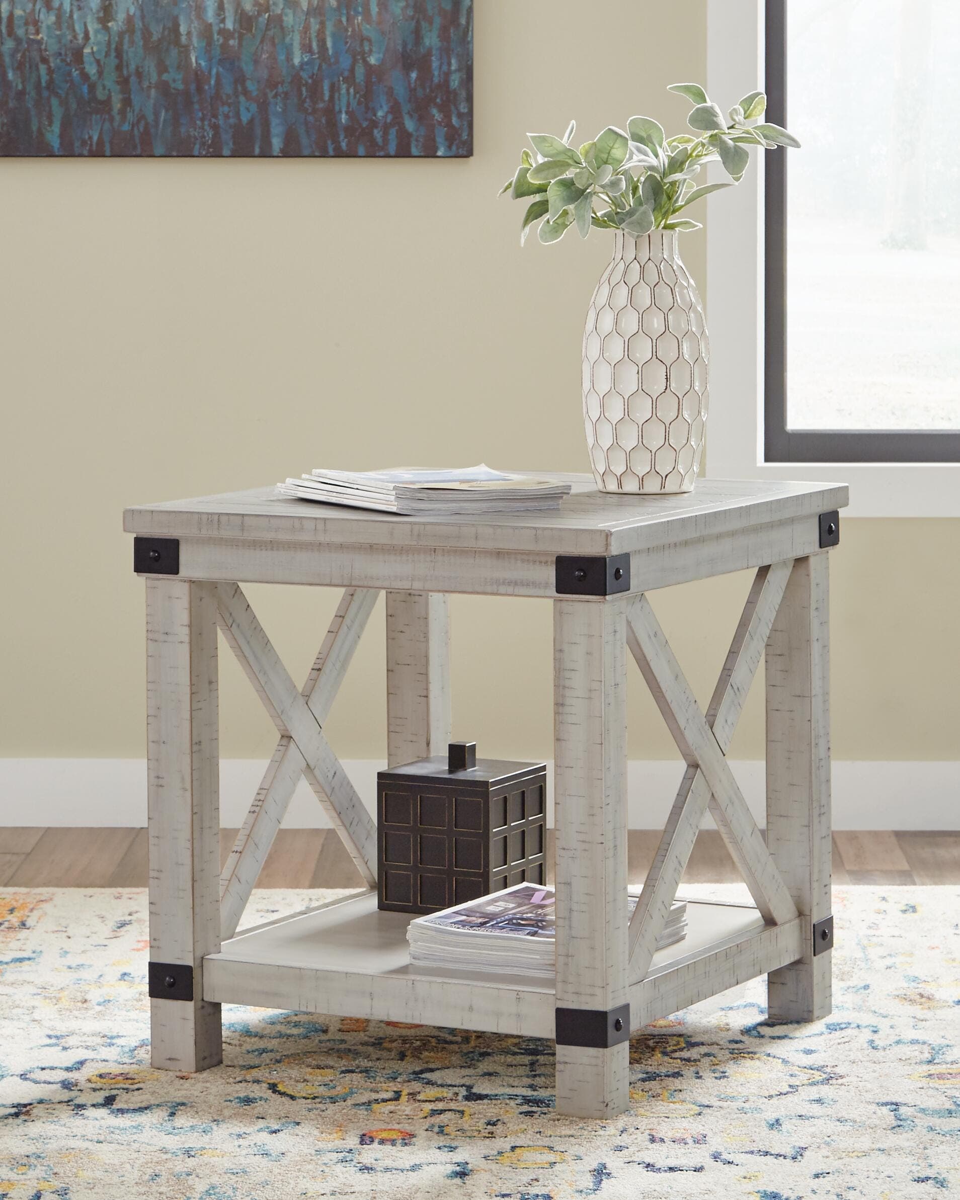Carynhurst End Table — White — view 2