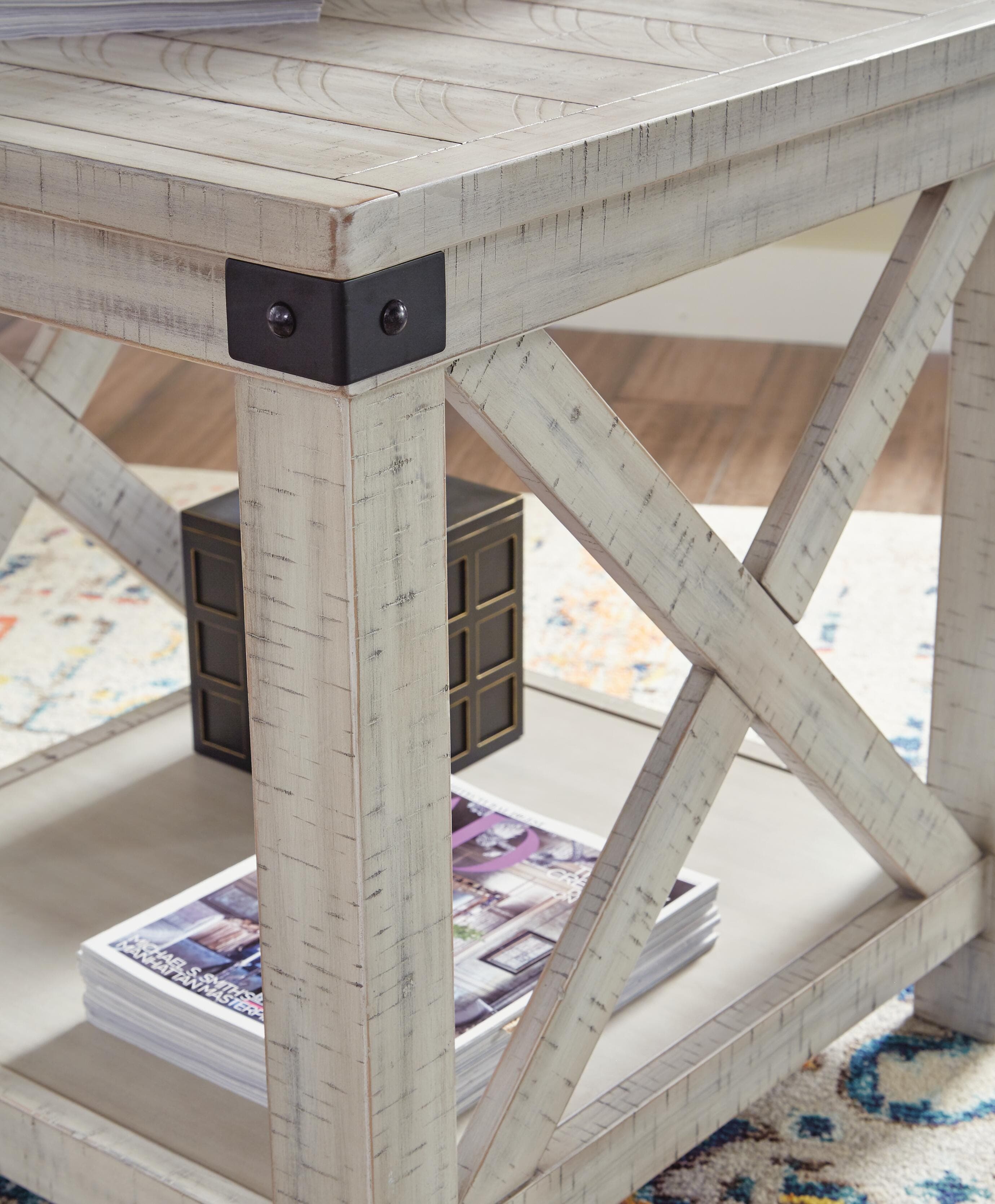 Carynhurst End Table — White — view 6