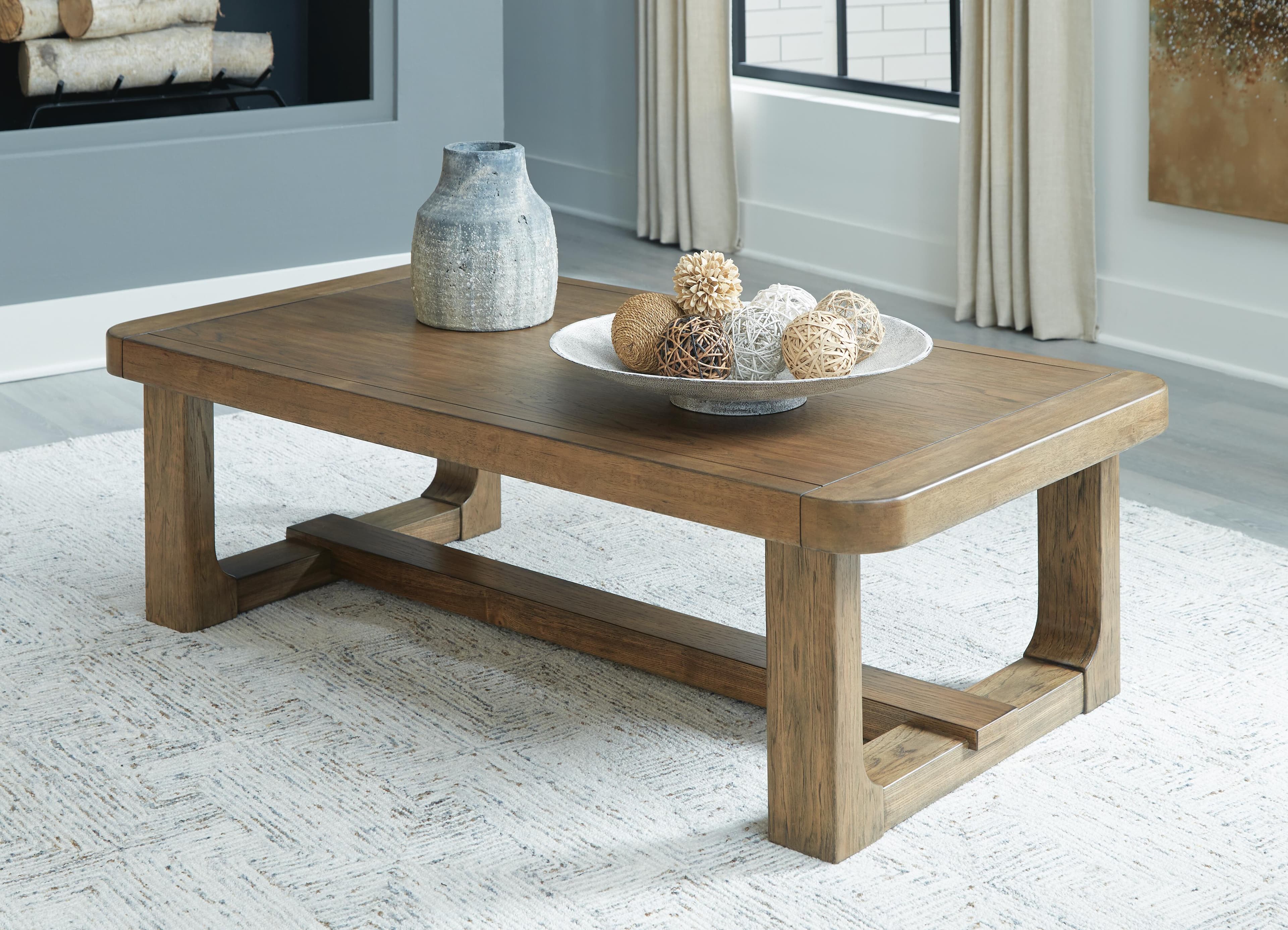 Cabalynn Coffee Table — Brown/Beige — view 2