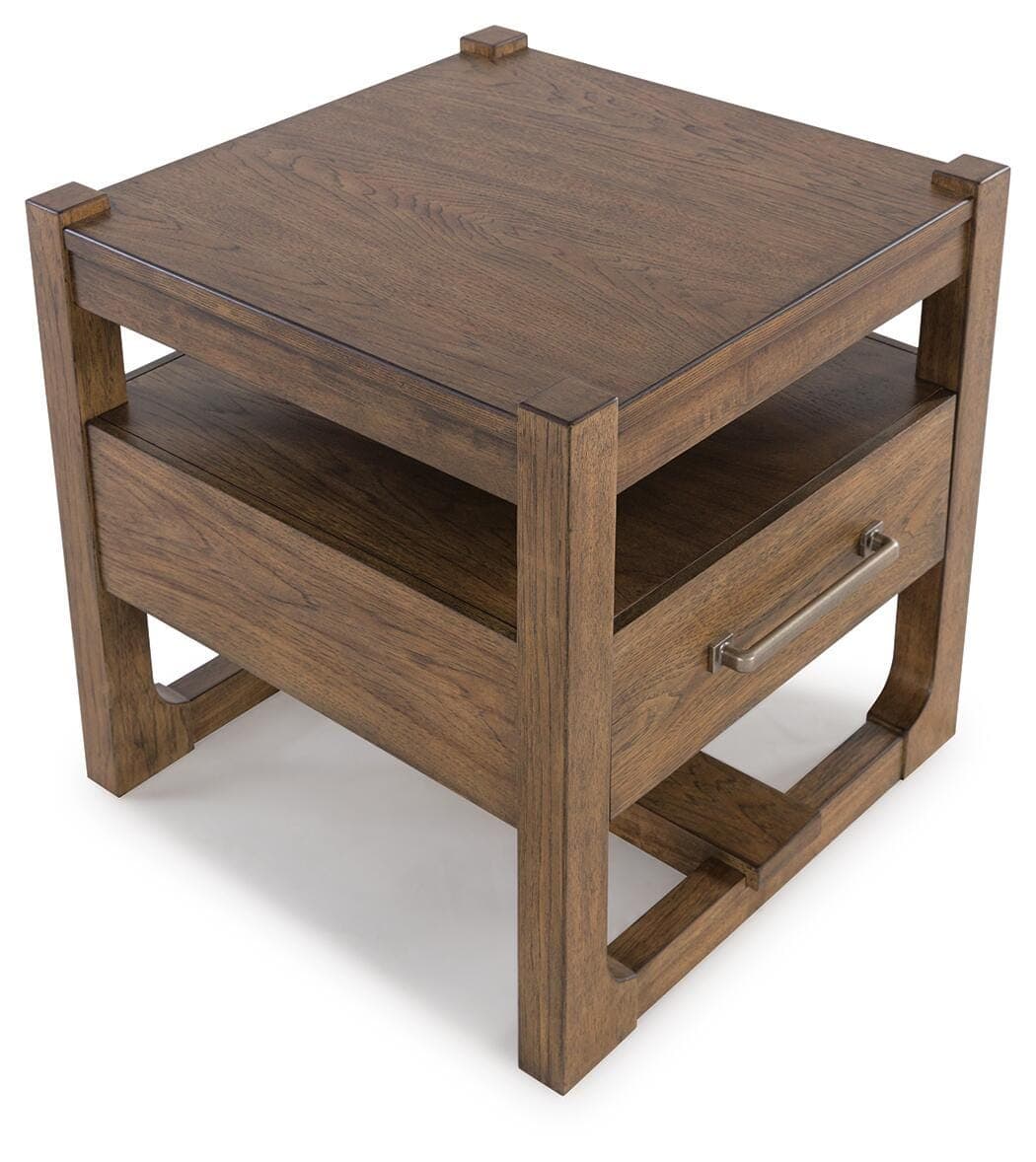 Cabalynn End Table — Brown/Beige — view 7