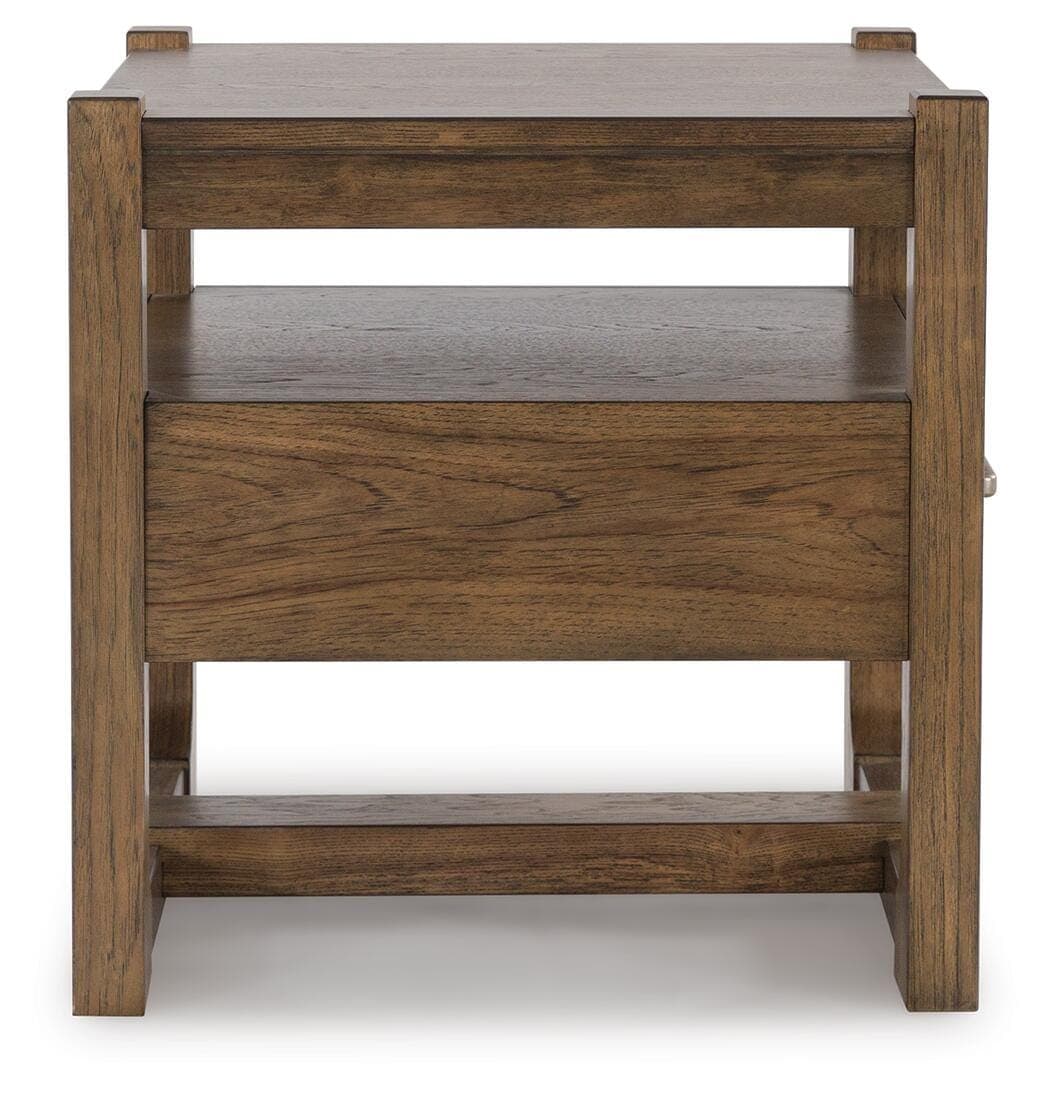Cabalynn End Table — Brown/Beige — view 5