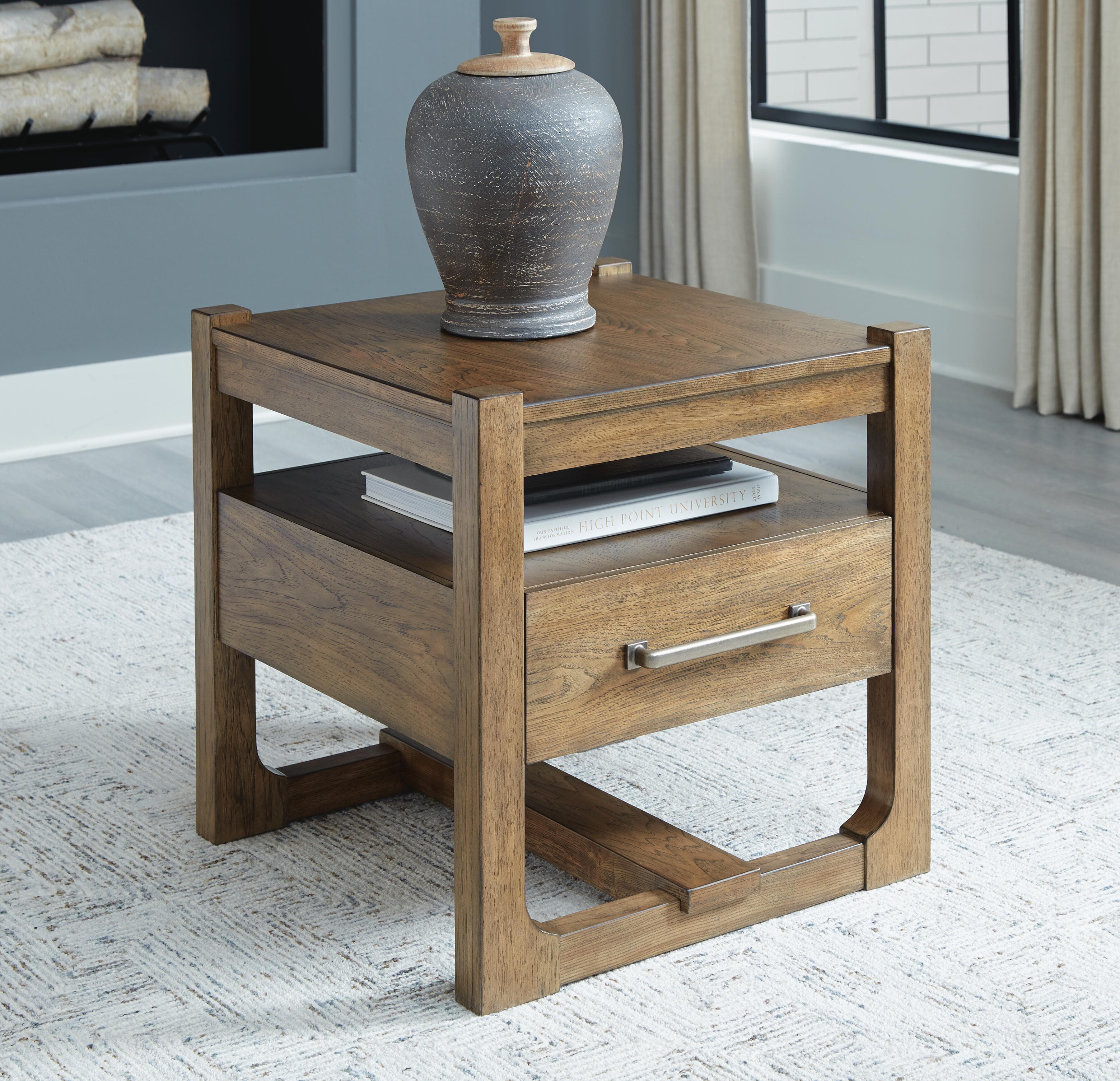 Cabalynn End Table — Brown/Beige — view 2