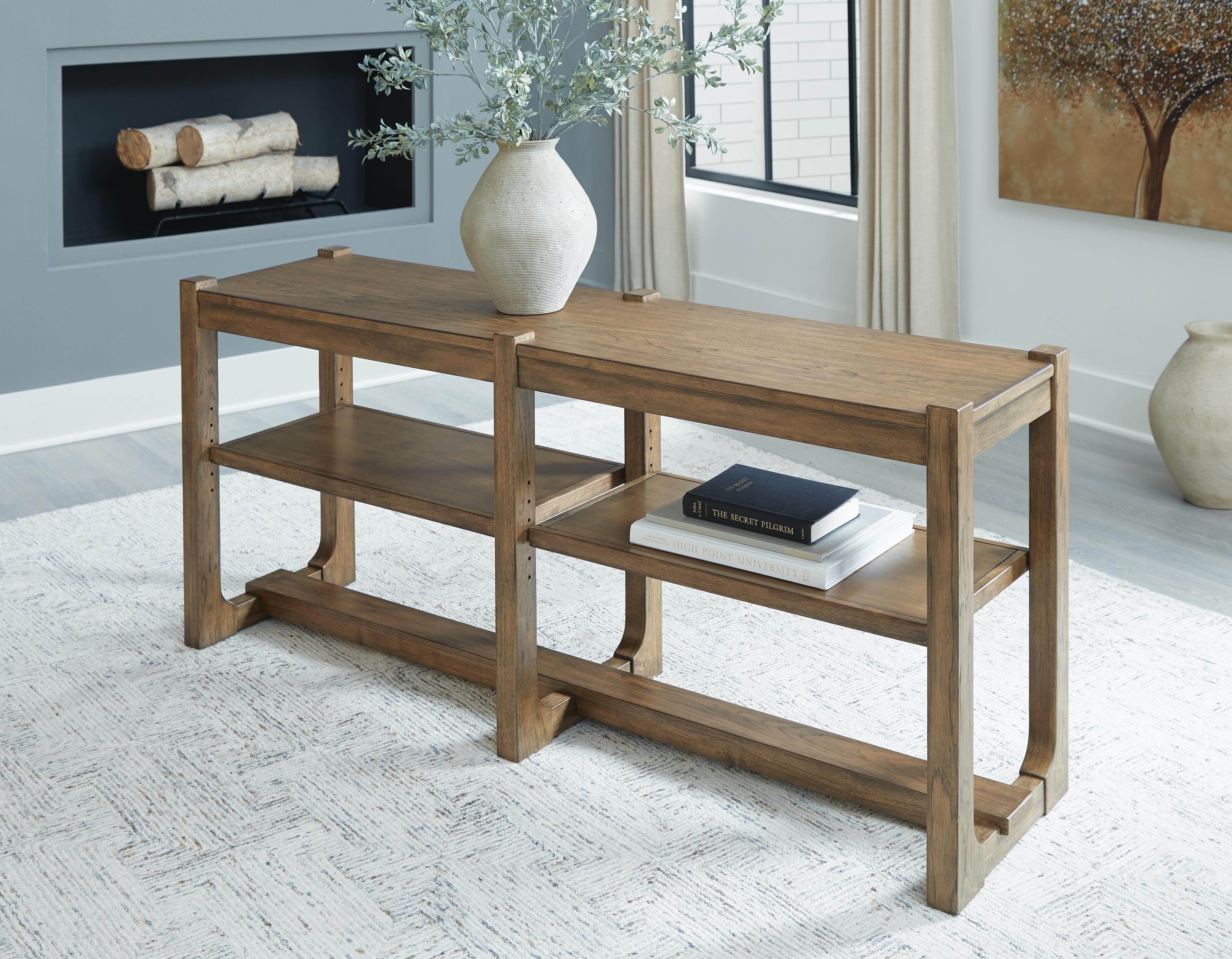 Cabalynn Sofa Table — Brown/Beige — view 2