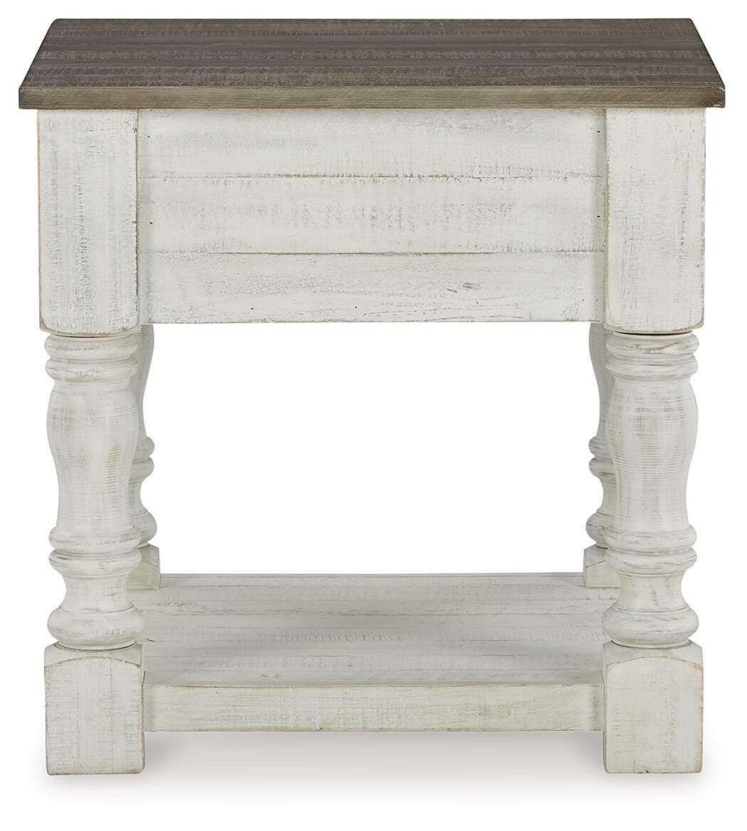 Havalance End Table — White & Black/Gray — view 6