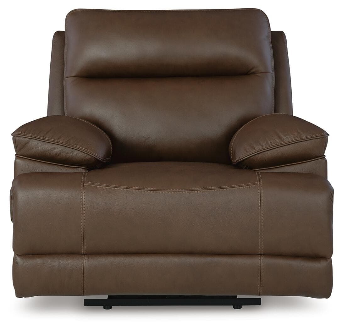VonRyan Power Recliner — Brown/Beige — view 4