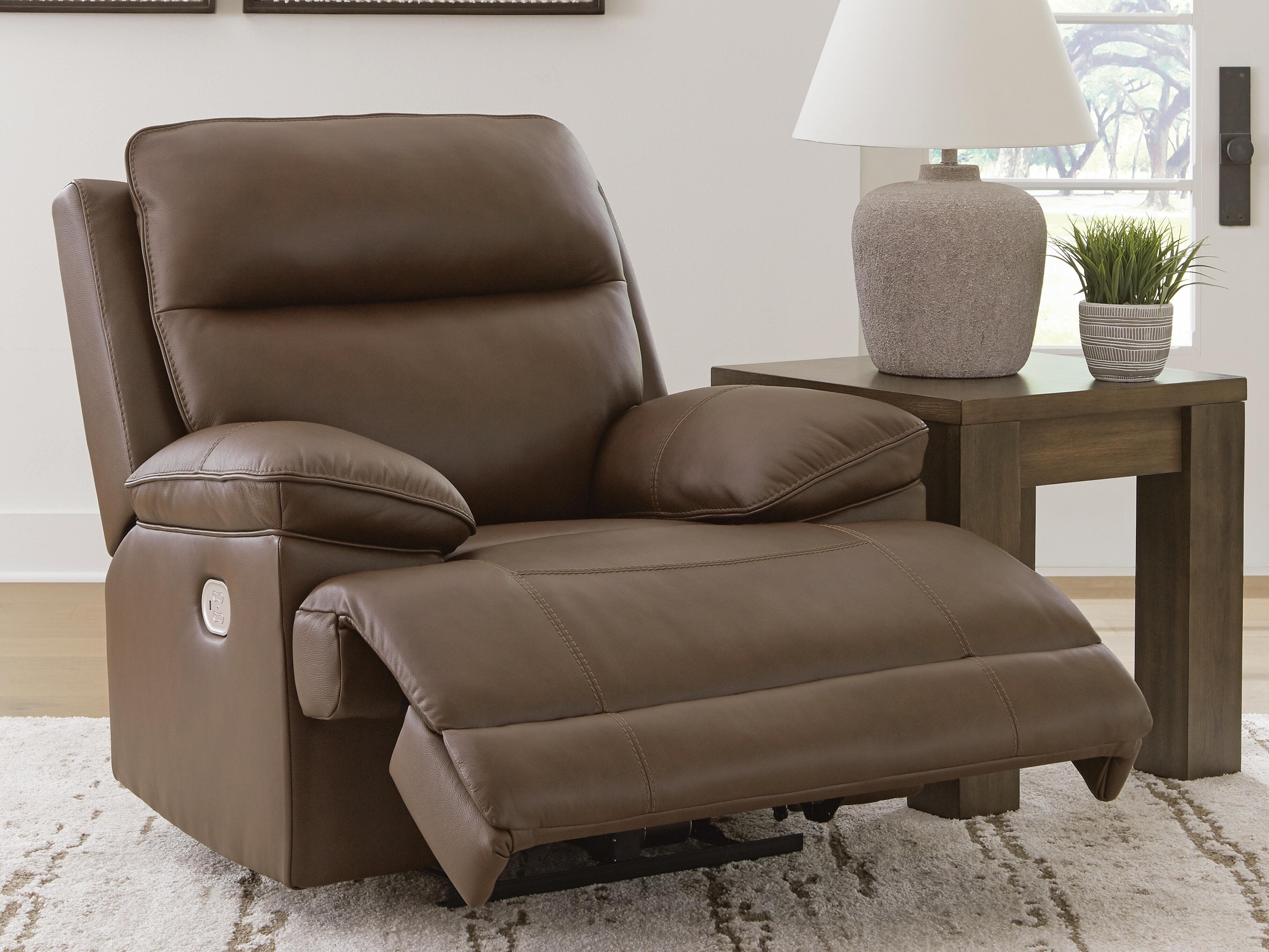 VonRyan Power Recliner — Brown/Beige — view 6