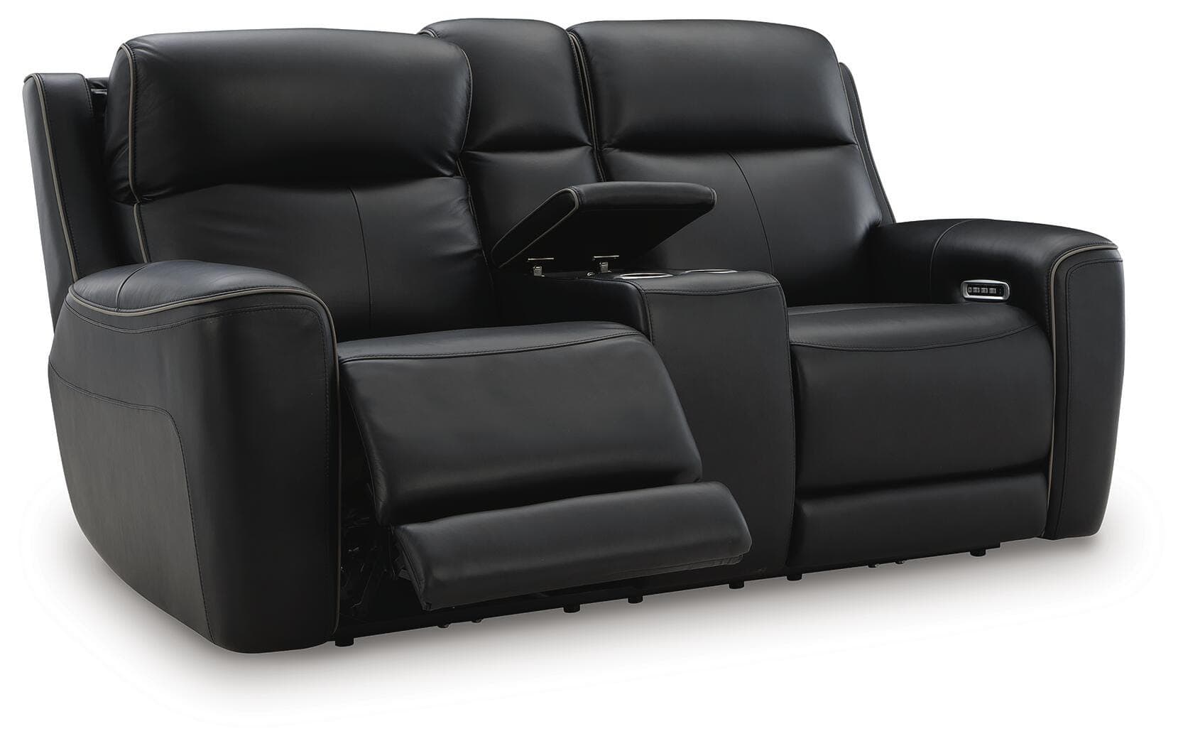 5Z-Relaxation Power Reclining Loveseat with Console — Onyx — view 3