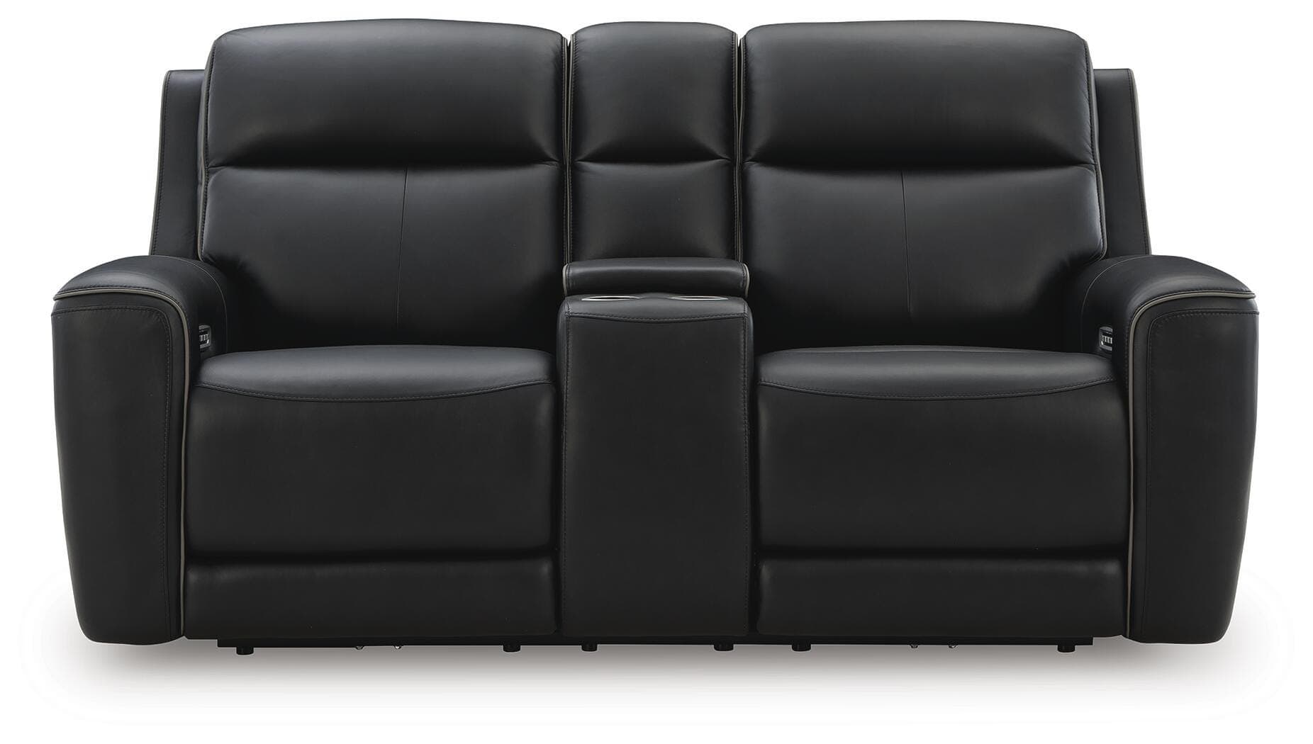 5Z-Relaxation Power Reclining Loveseat with Console — Onyx — view 4