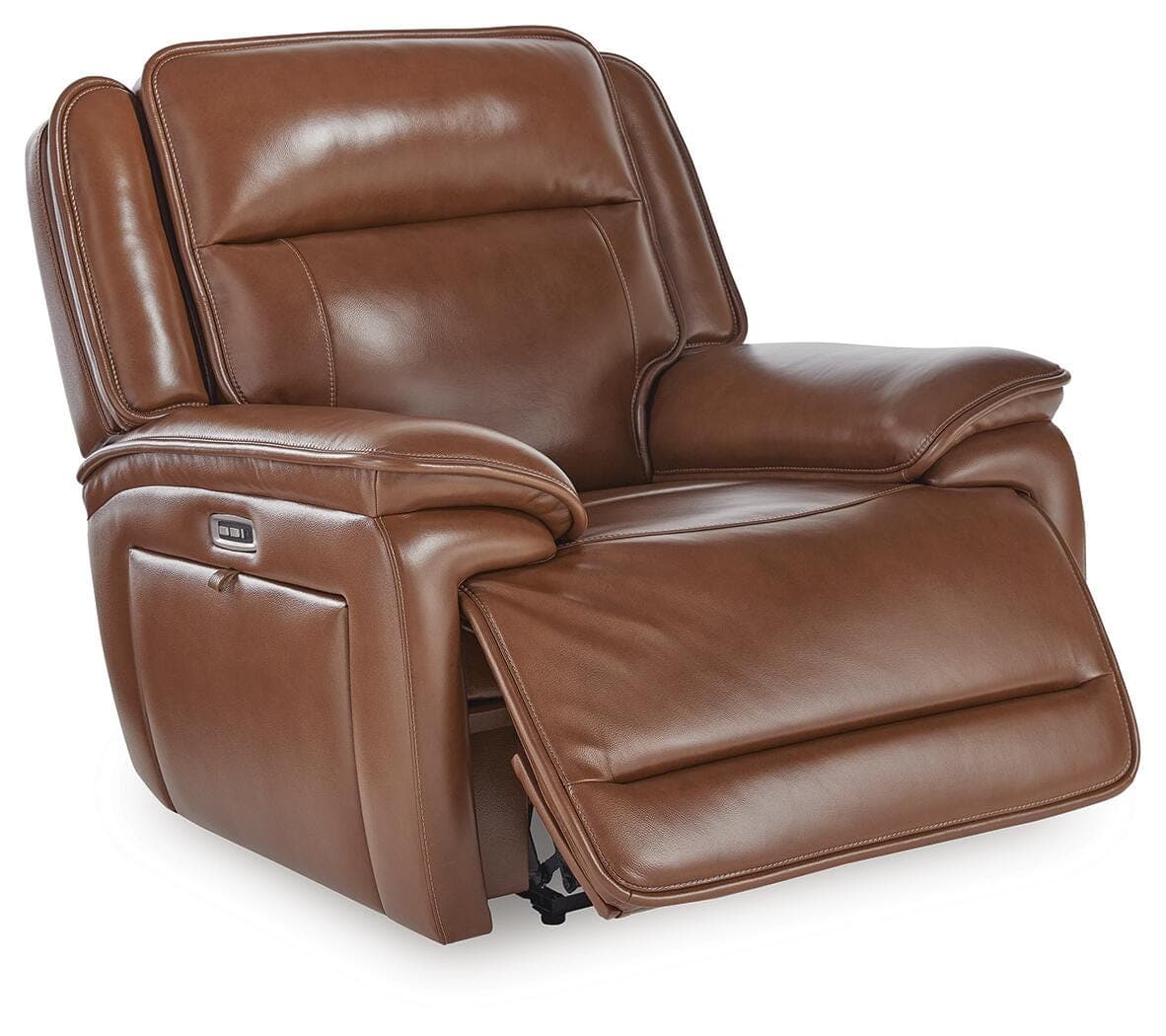 Healy Pier Power Recliner — Brown/Beige — view 3