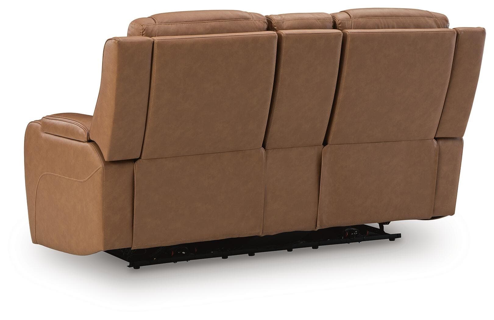 Dreamer Power Reclining Loveseat with Audio Seating — Brown/Beige — view 5